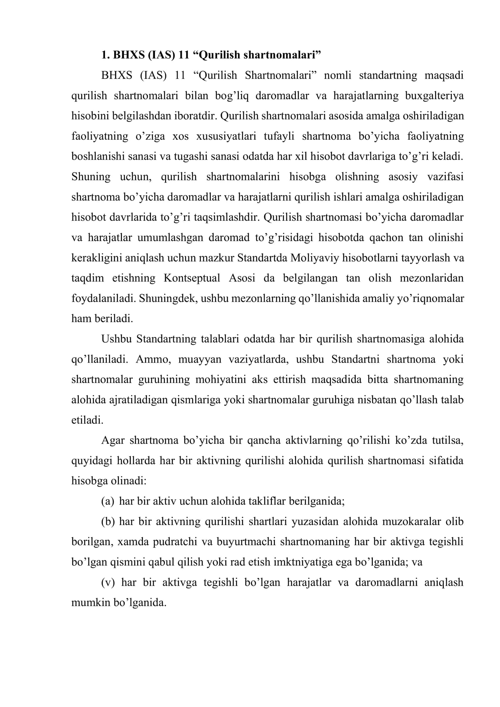 Tushumlarni hisobga oluvchi standartlarining tavsifi 2