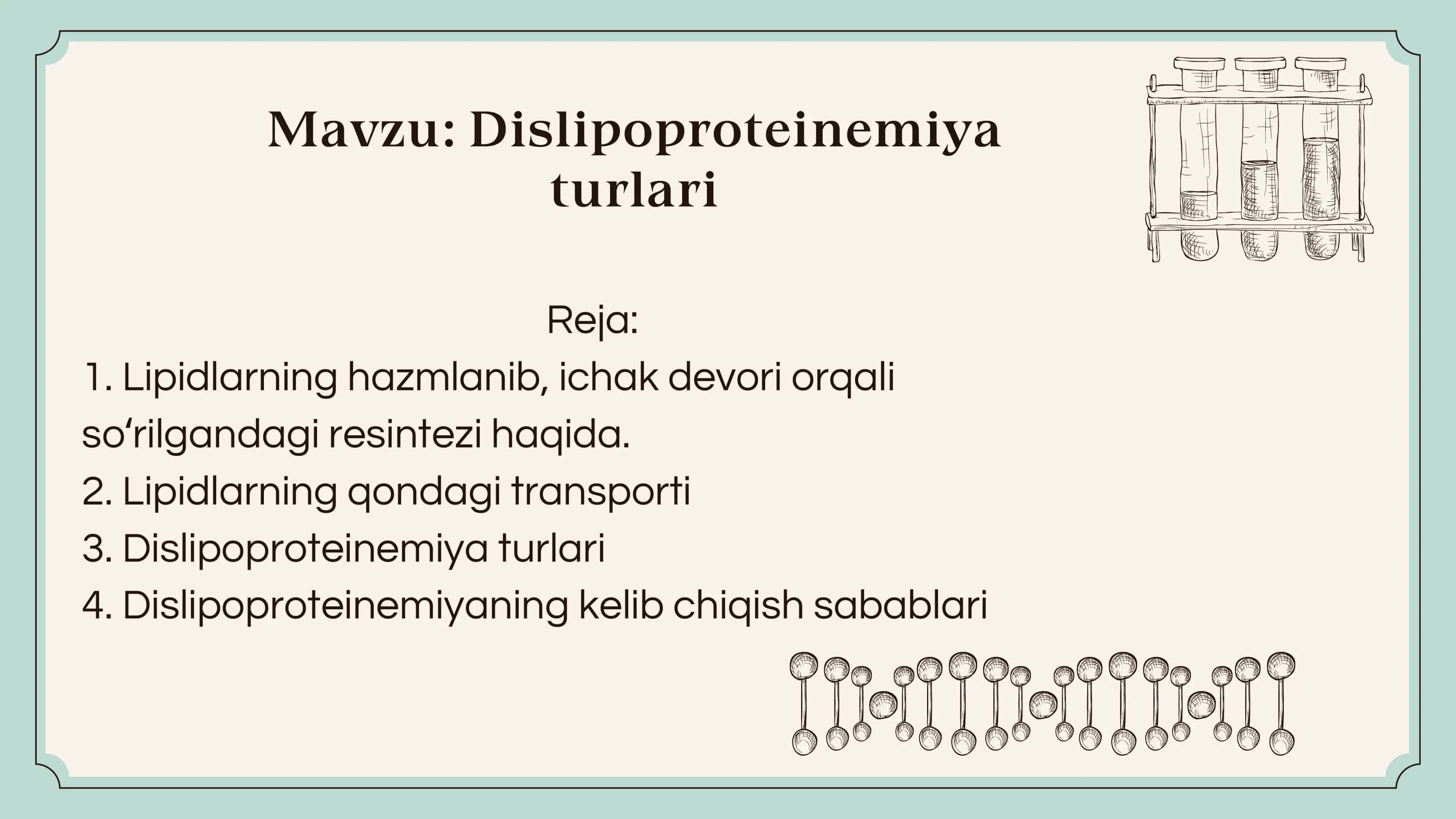 Dislipoprotein turlari 2