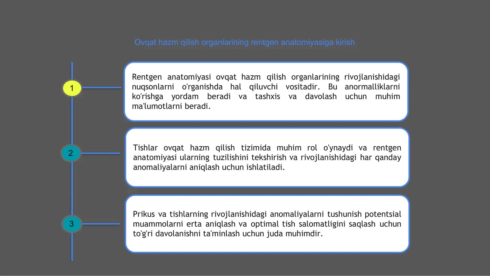 Ovqat hazm qilish organlarining rentgen anatomiyasi va rivojlanishidagi nuqsonlar 2