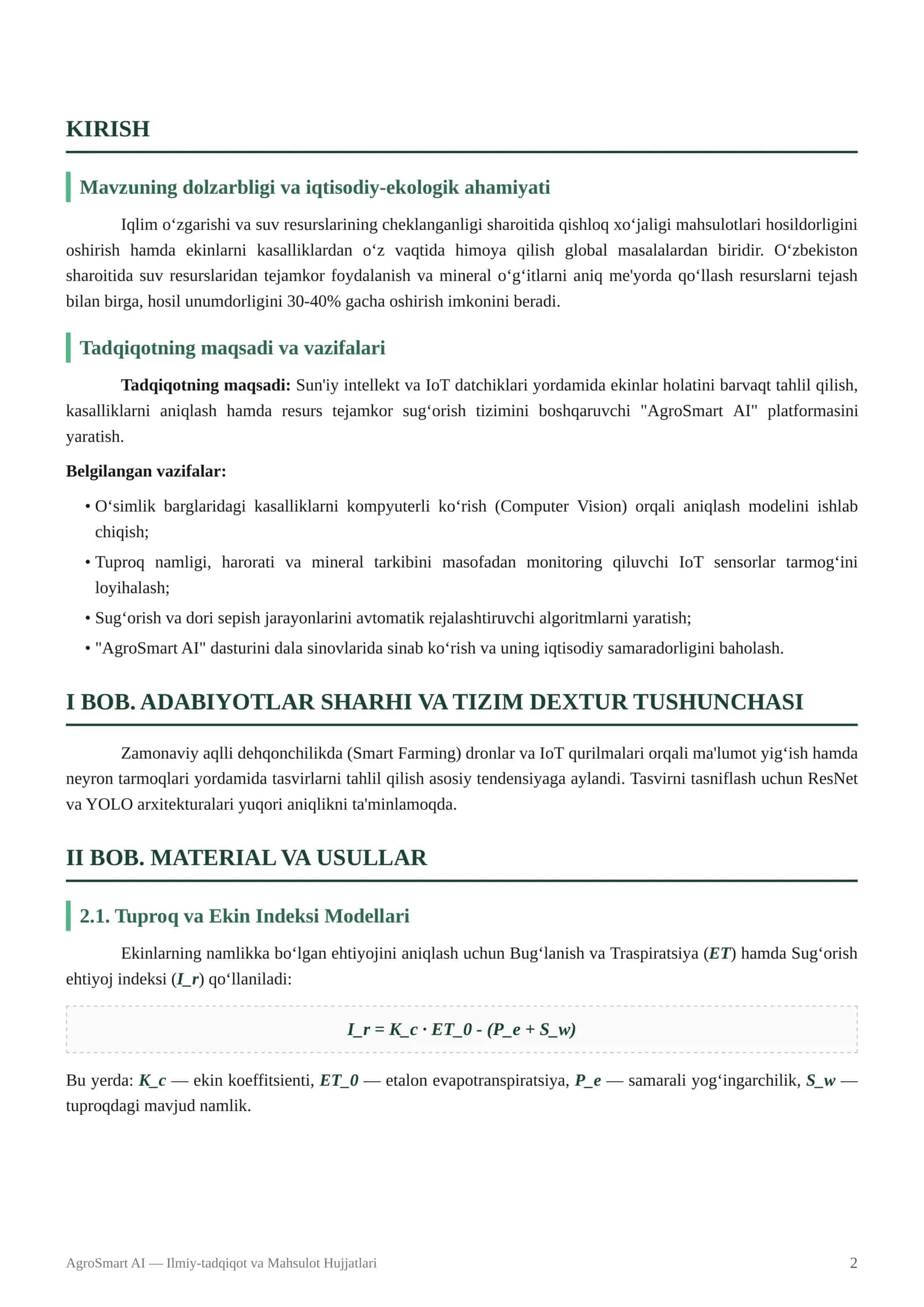 AgroSmart AI - Aqlli qishloq xo‘jaligi va ekinlar monitoringi platformasi 2
