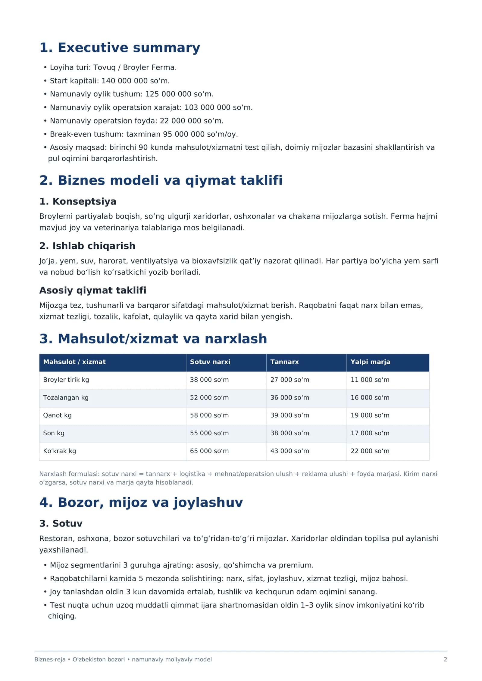 Mukammal TOVUQ BROYLER YETISHTIRISH 2