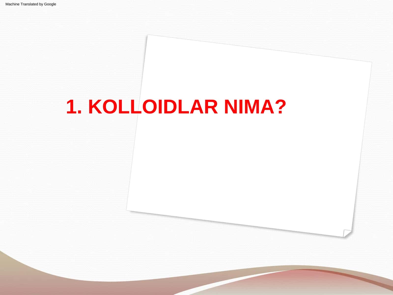 Kolloid kimyo 2