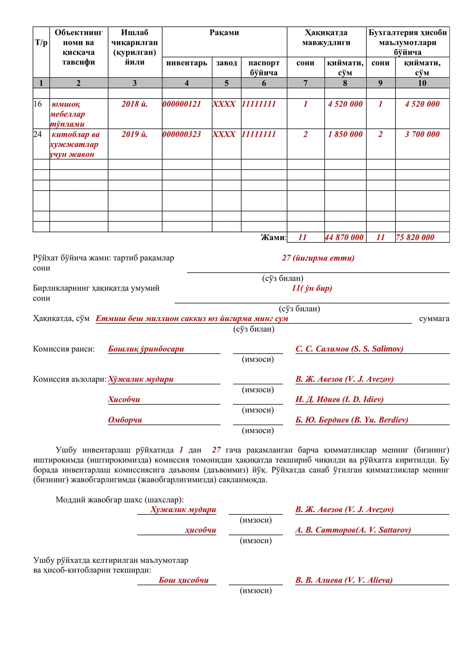 Асосий воситалар 2