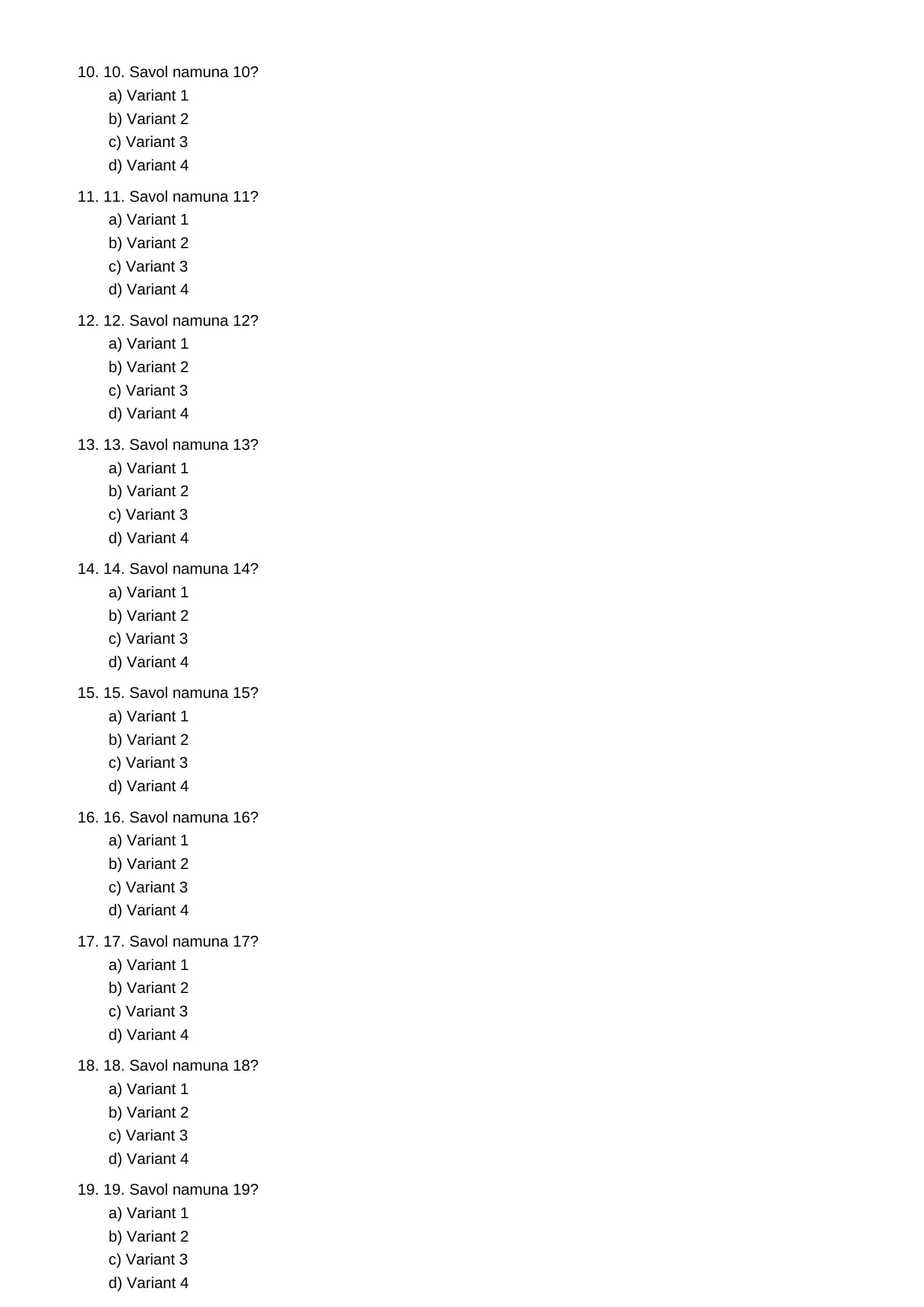 Iqtisodiyot Nazariyasi - 140 ta Test Savollari 2