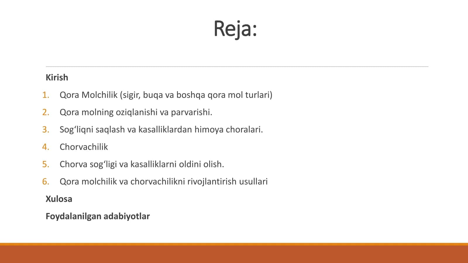 QISHLOQ XO’JALIGI QORA MOLCHILIK CHORVACHILIK XO’JALIGI 2