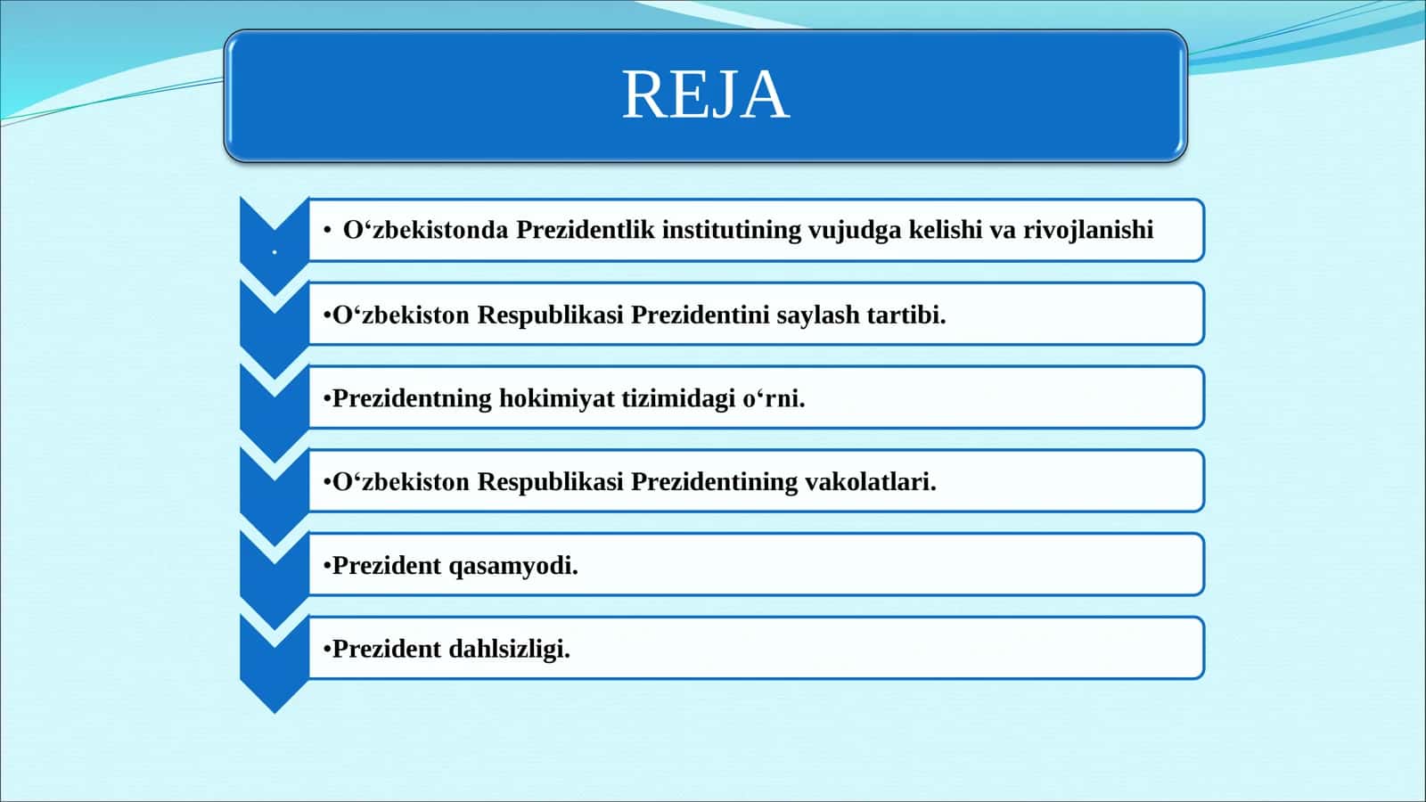 O‘zbekiston Respublikasi Prezidentining Konstitusiyaviy Maqomi 2