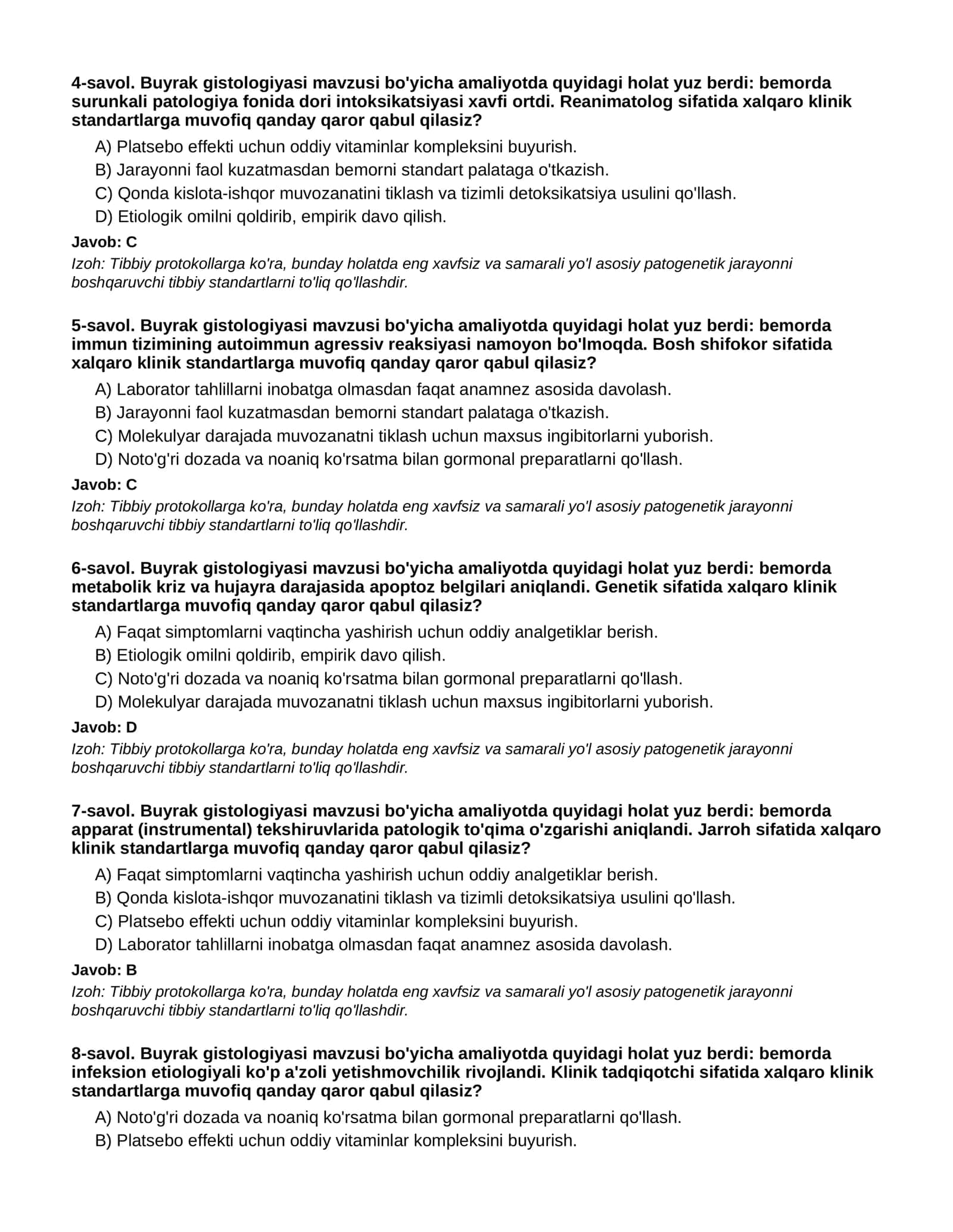 BUYRAK GISTOLOGIYASI - 1-QISM 2