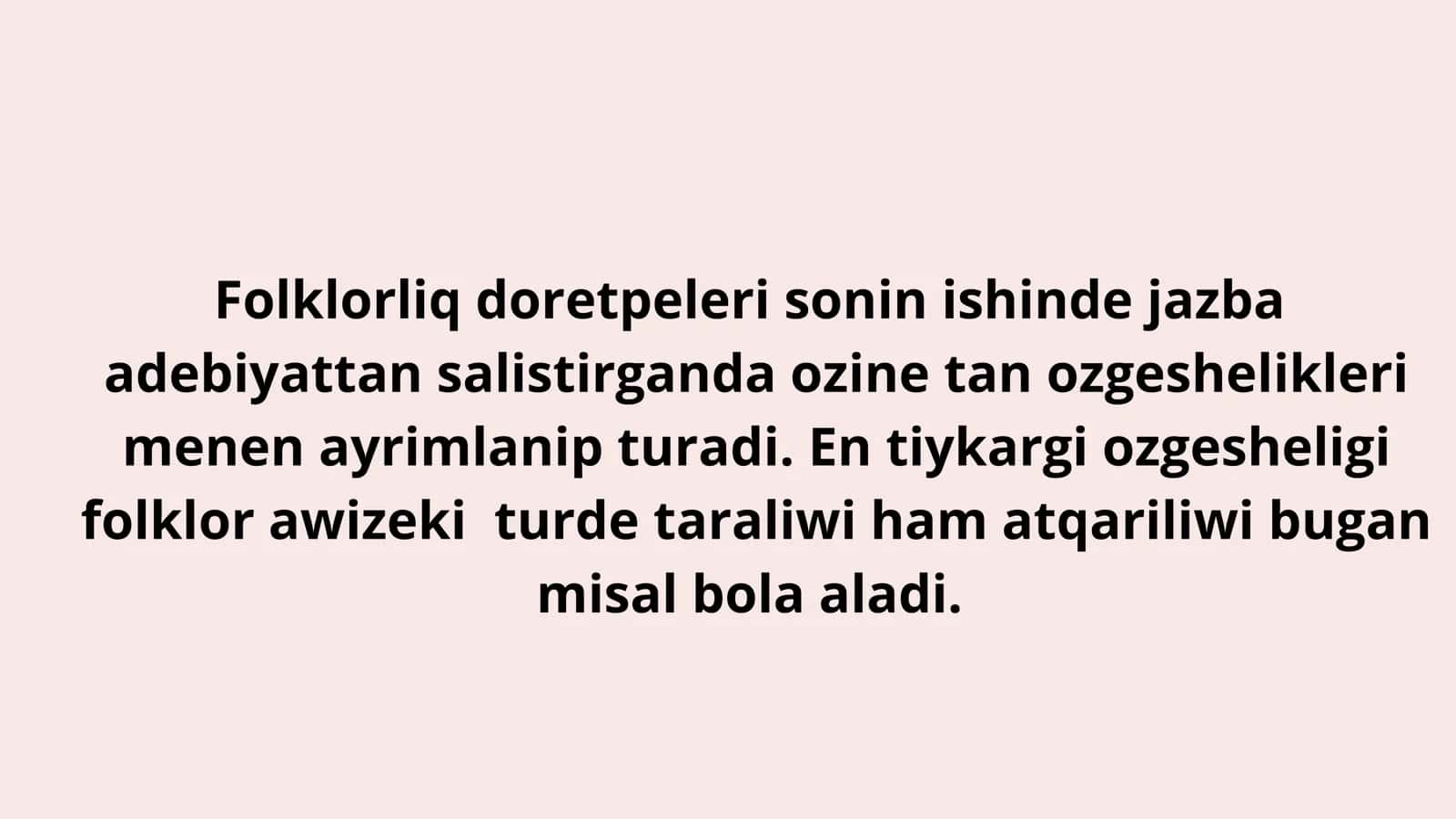Qaraqalpaq folklori 2