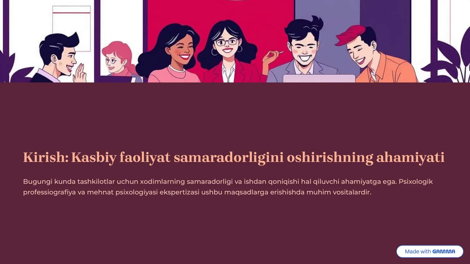 Psixologik Professiografiya va Mehnat Psixologiyasi Ekspertizasi 2