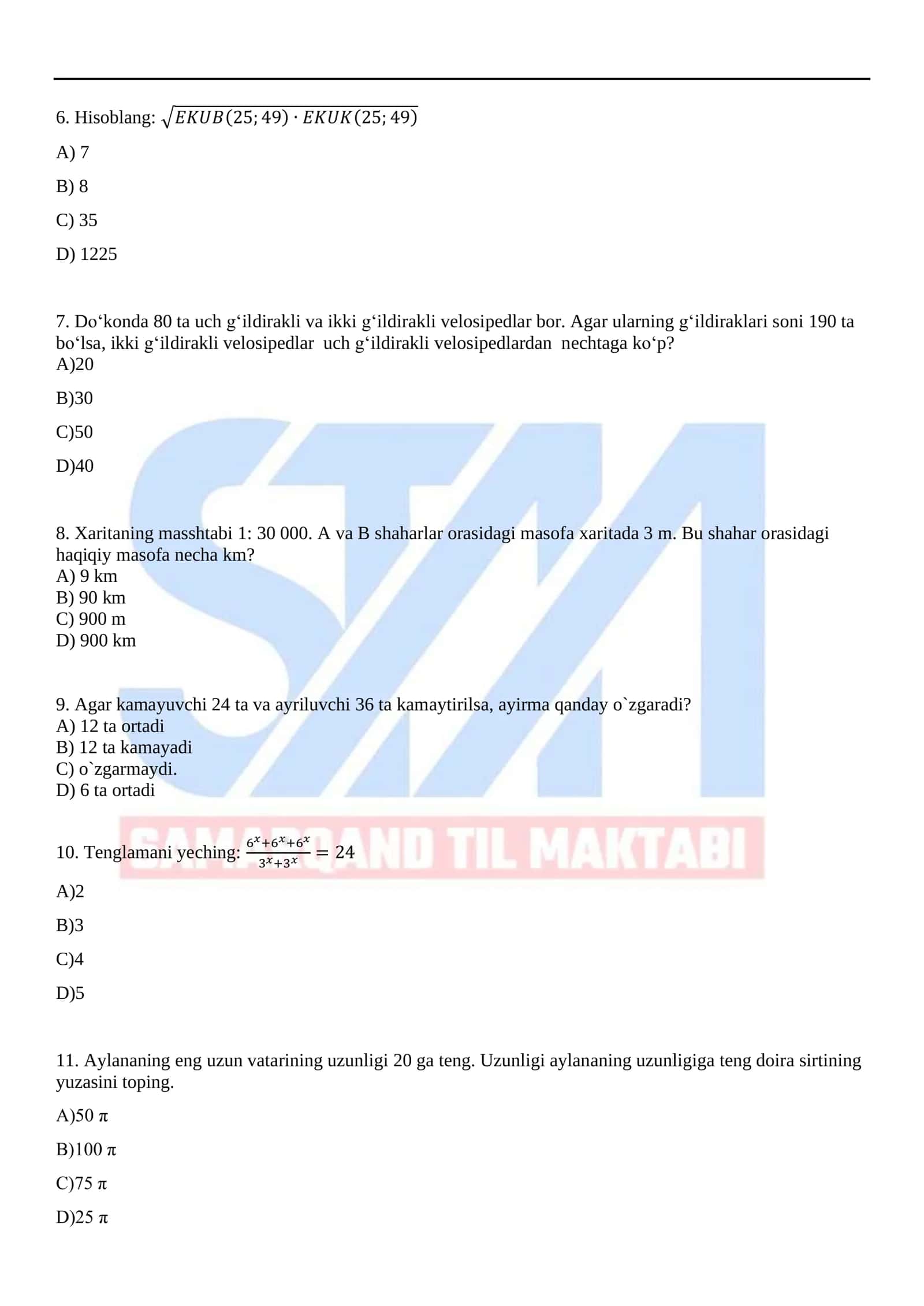 MILLIY SERTIFIKAT MOCK 2
