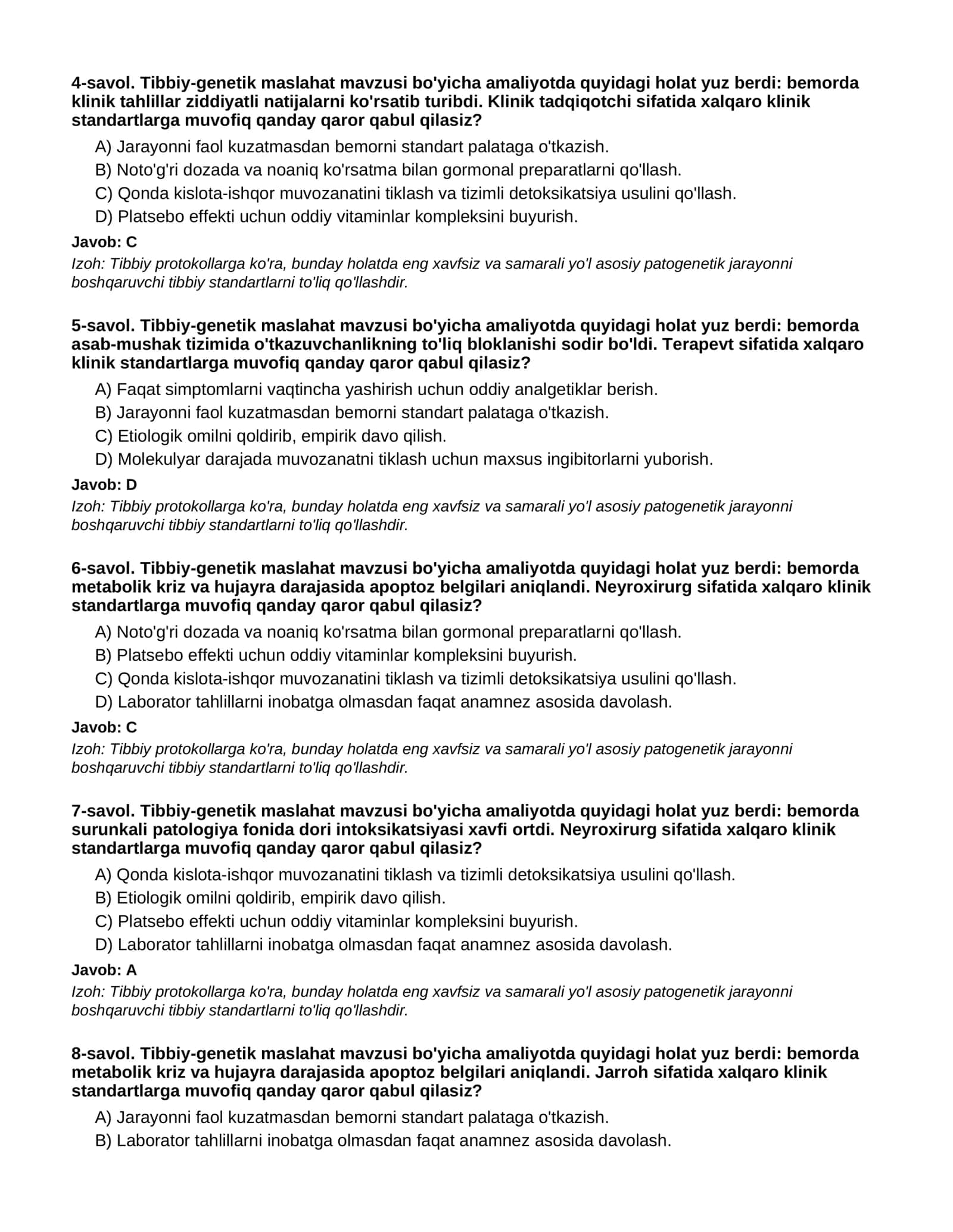 TIBBIY-GENETIK MASLAHAT - 1-QISM 2