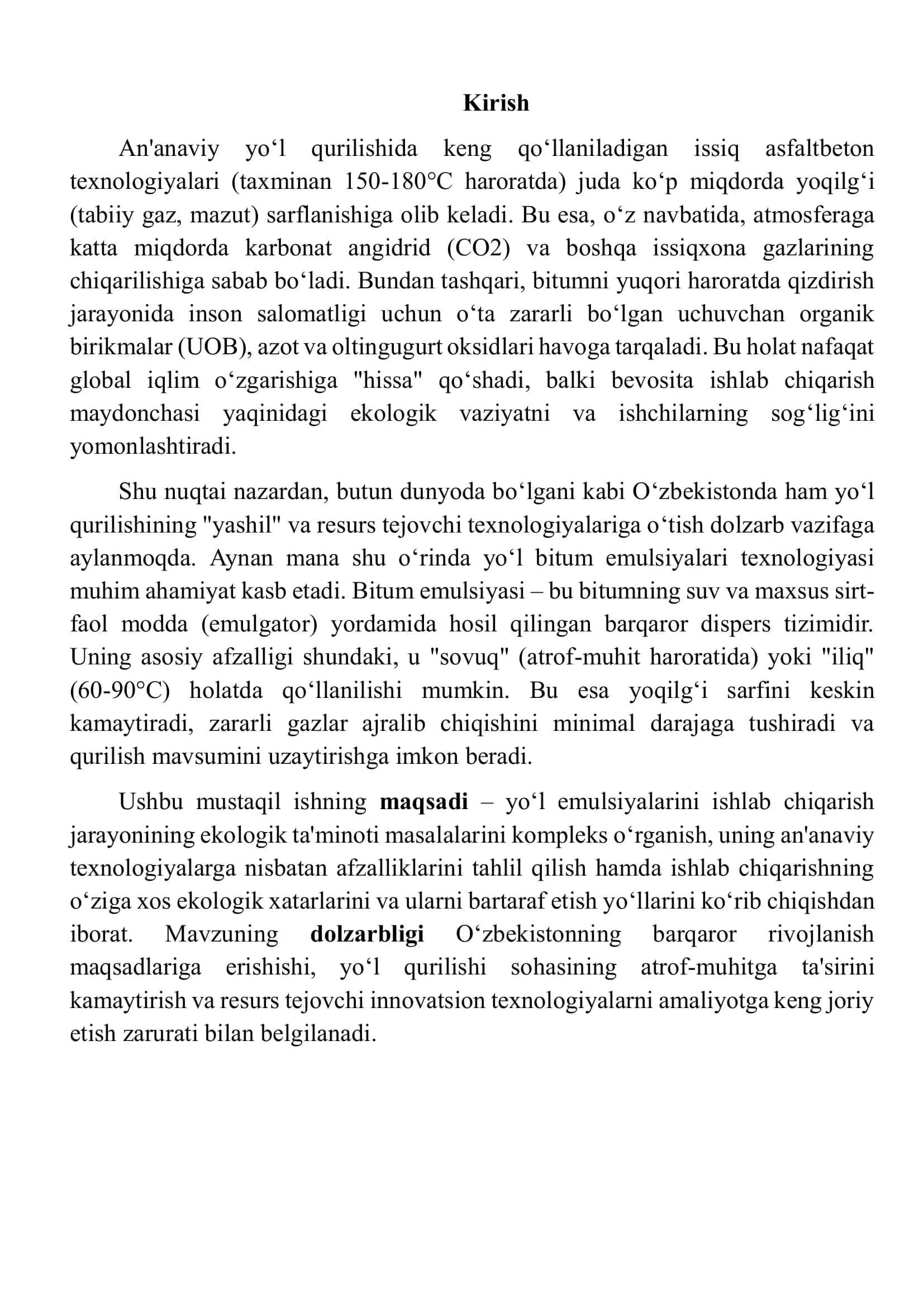 Bitum emulsiyalari 2