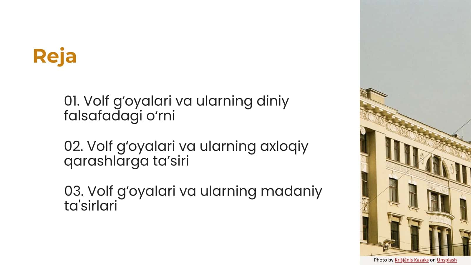Xristian Volf gʻoyalari 2