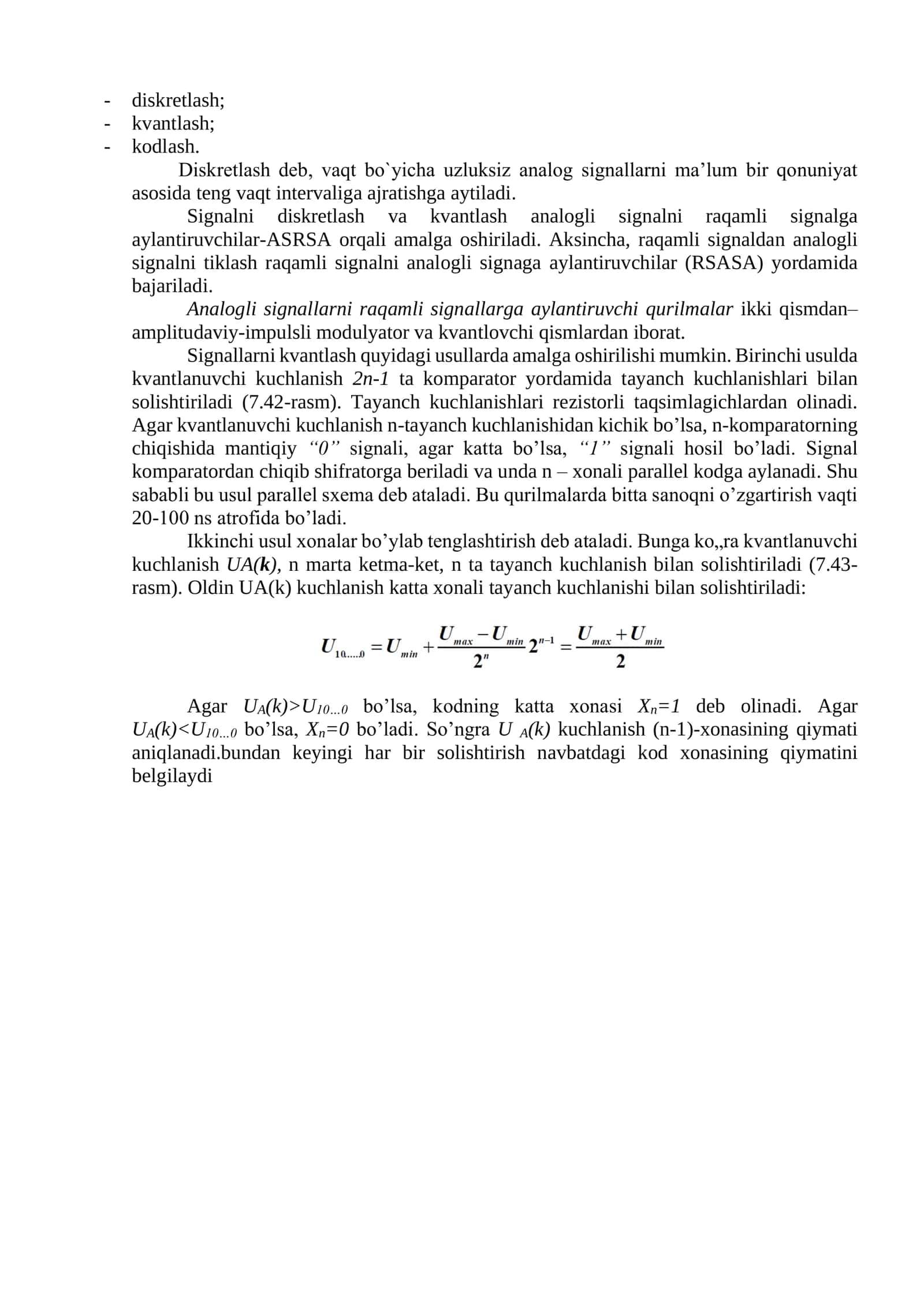 Signal turlari 2
