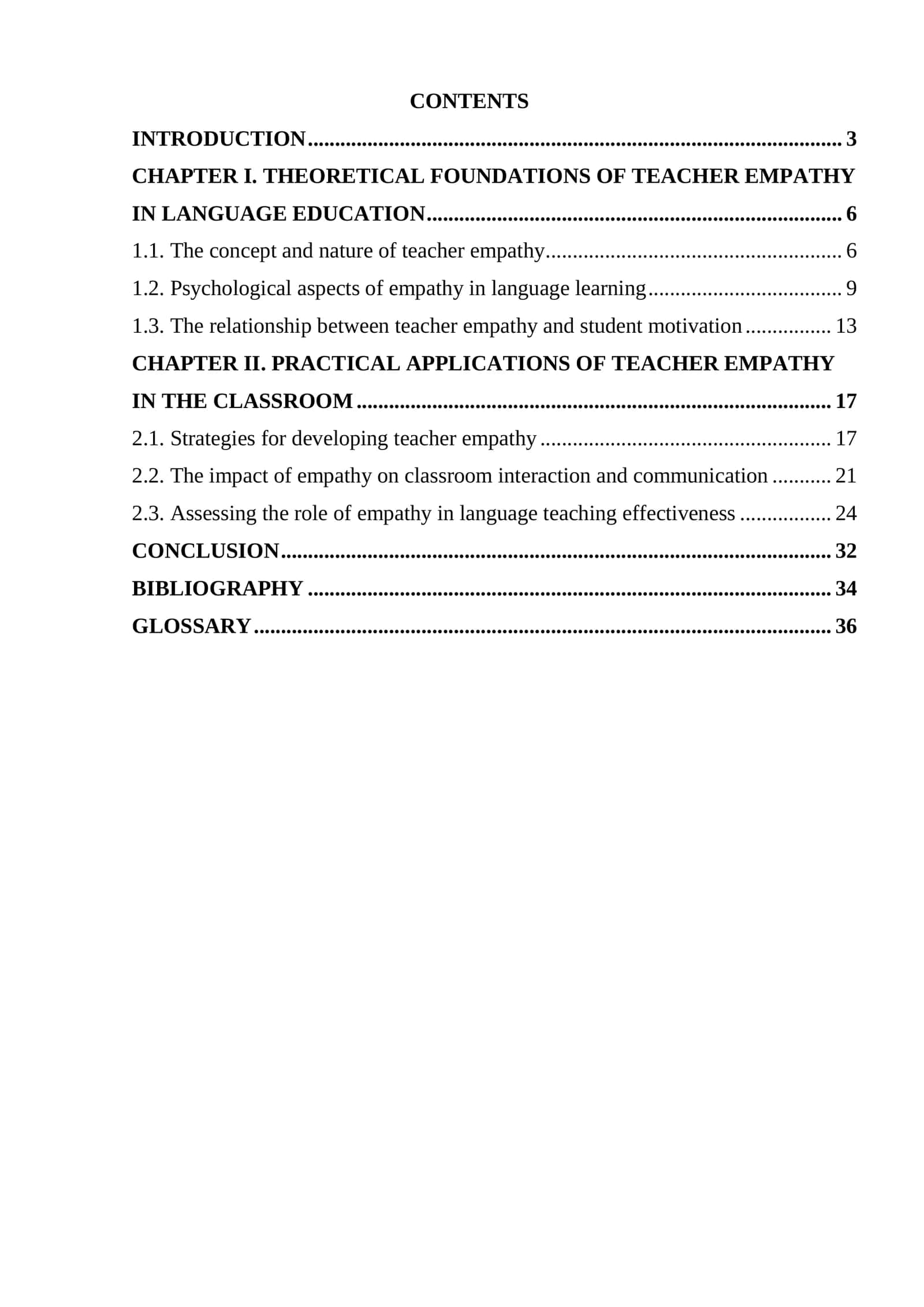 Course Paper: The Role of Teacher Empathy in Language Education 2