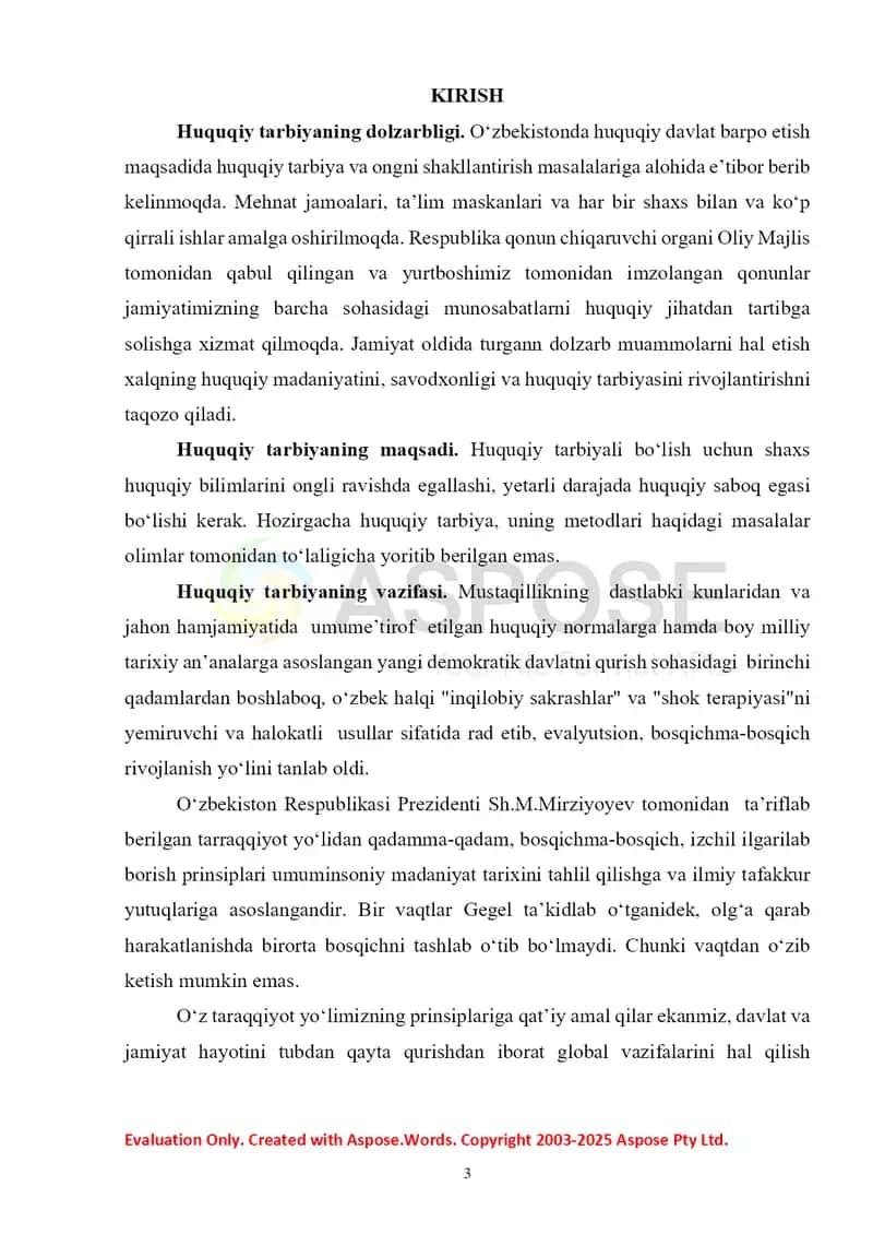 Huquqiy tarbiya: asosiy yo‘nalishlar va shakllari 2