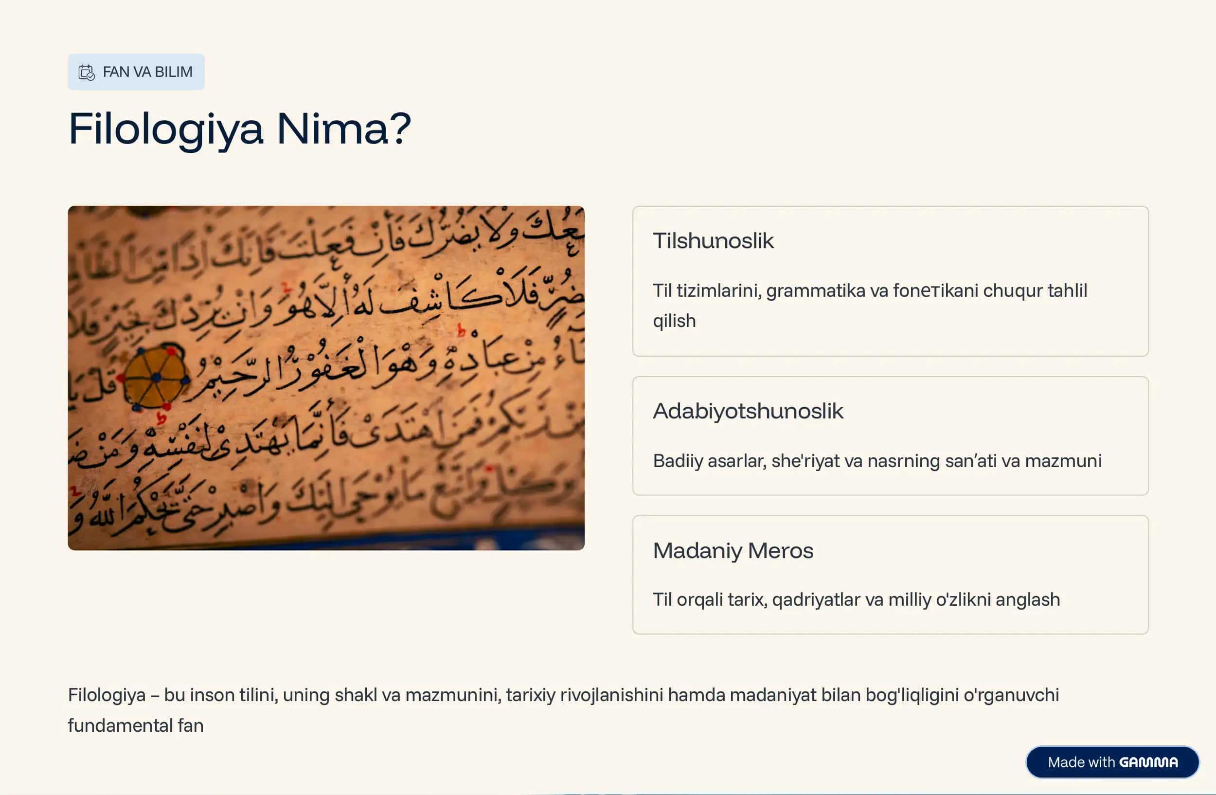Filologiya va Pedagogika: Til va Ta'limning Inson Hayotidagi O'rni 2