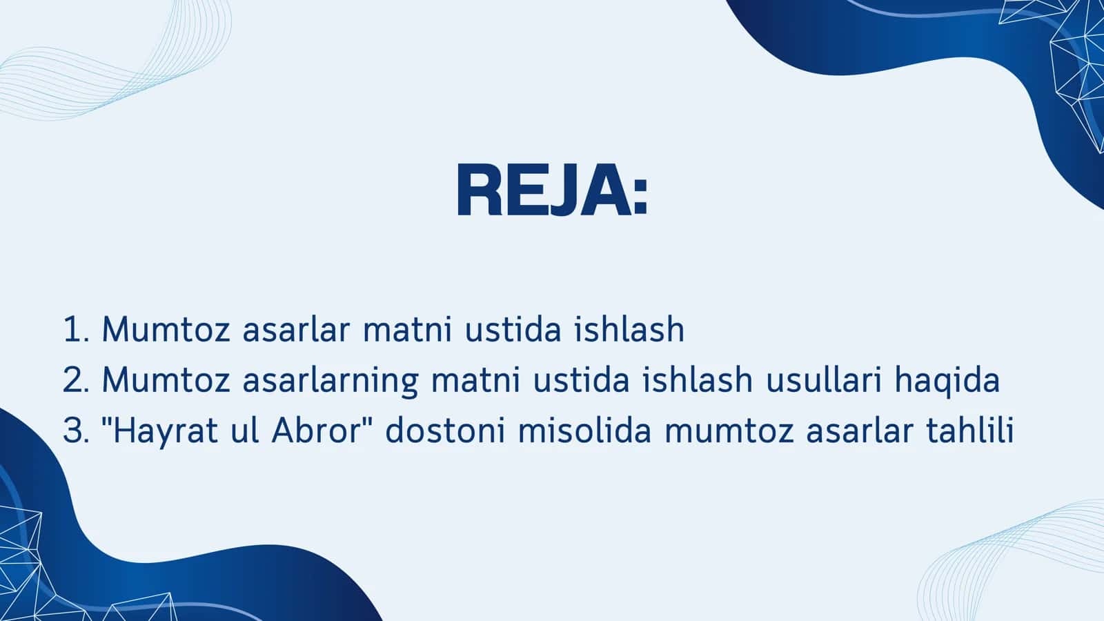 Mumtoz asarlar matni ustida ishlash usullari 2