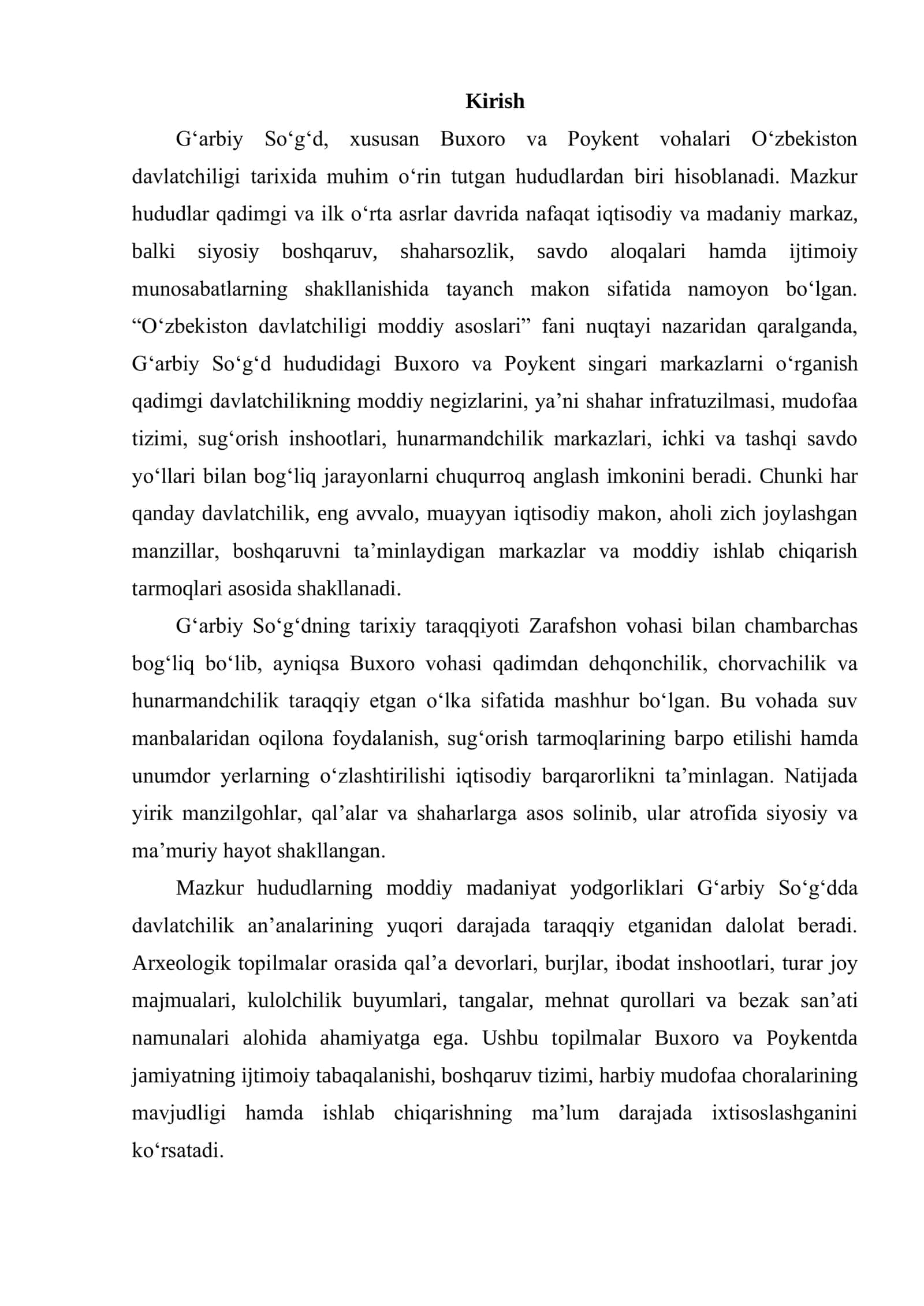 GʻARBIY SOʻGʻD (BUXORO VA POYKENT) 2