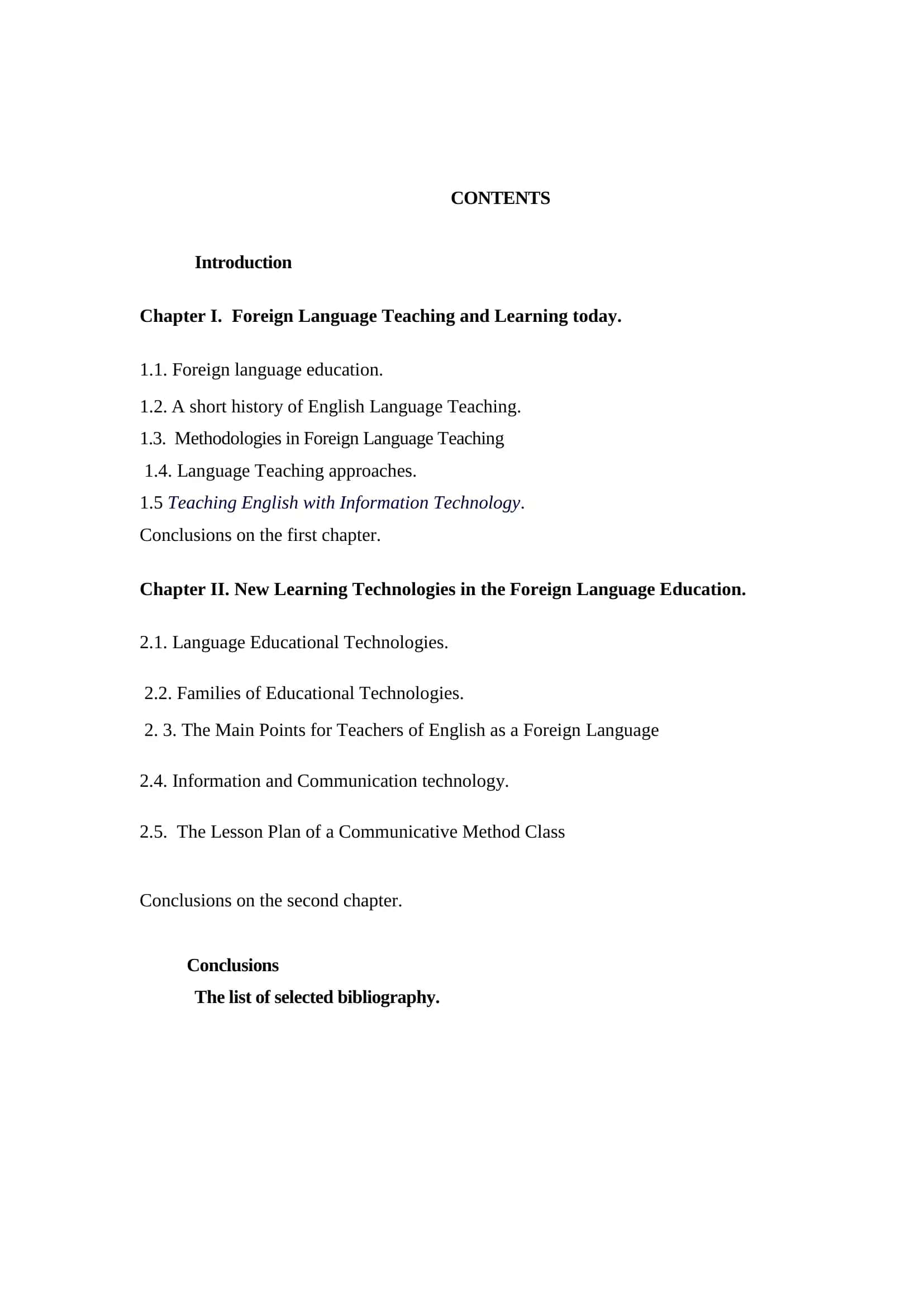 Qualification paper on Learning Technologies based on Communication Method 2