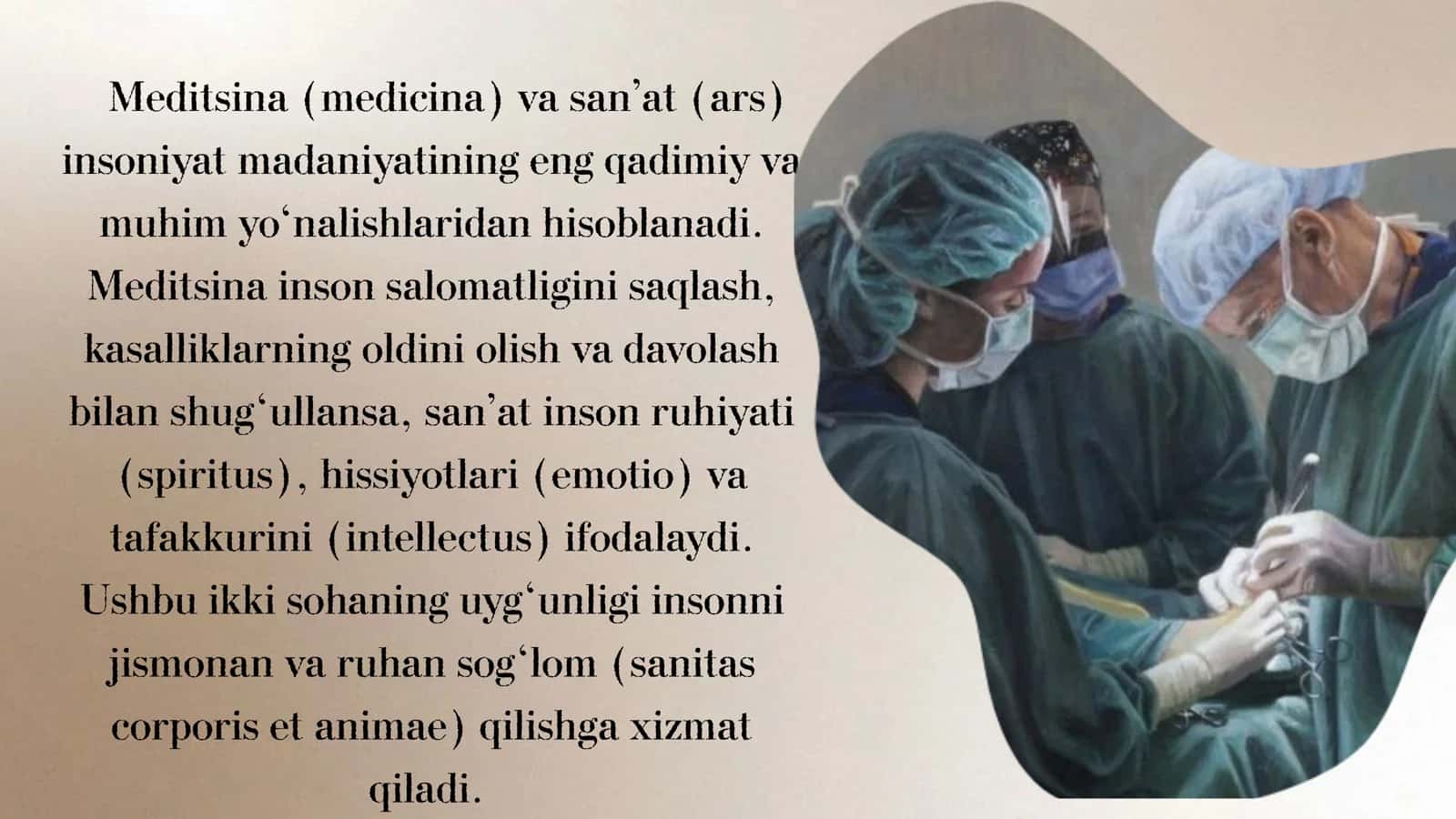 Meditsina va san'at 2