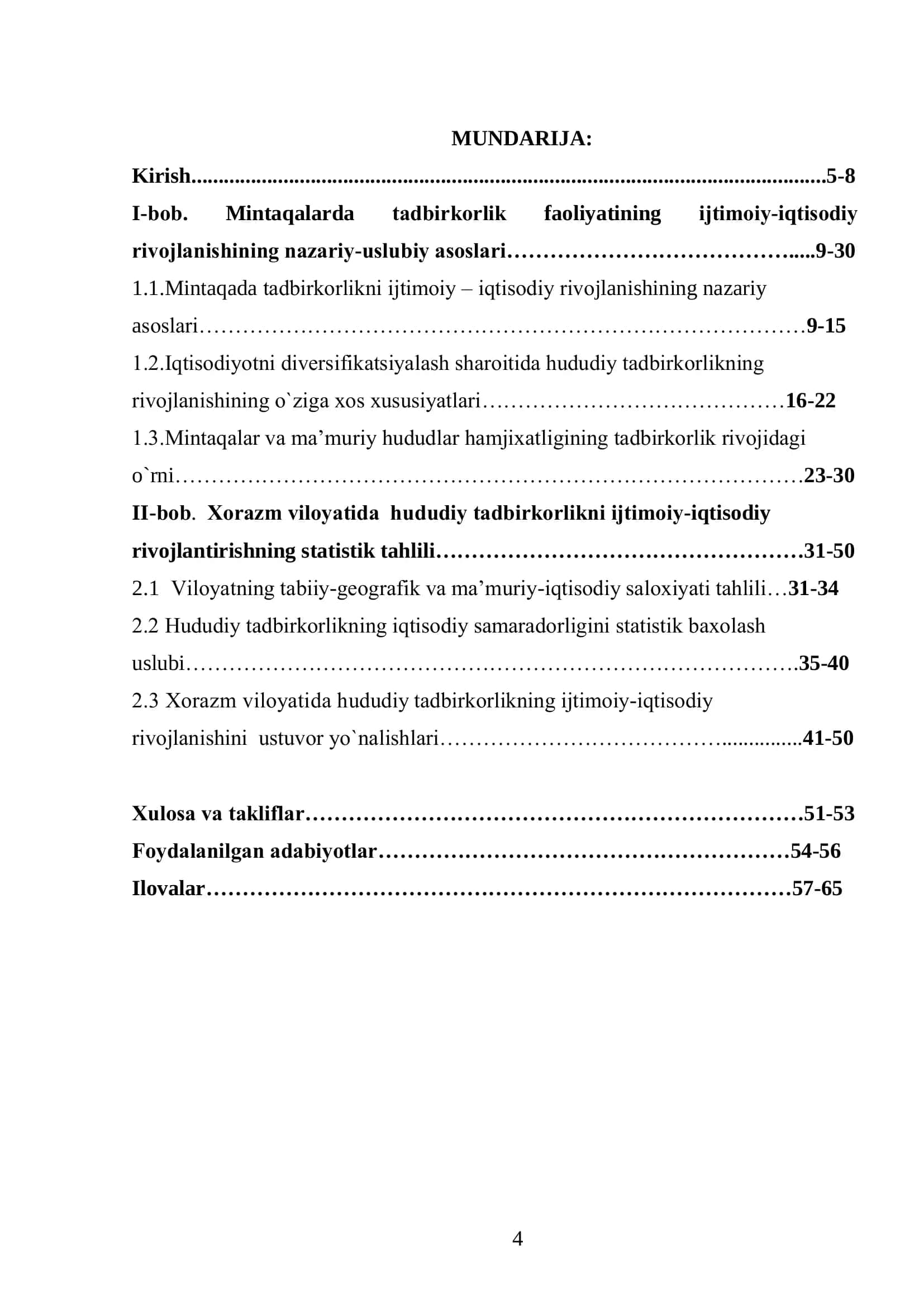 Mintaqalarda tadbirkоrlik faoliyatining ijtimоiy-iqtisоdiy rivоjlanishining nazariy-uslubiy asоslari 2