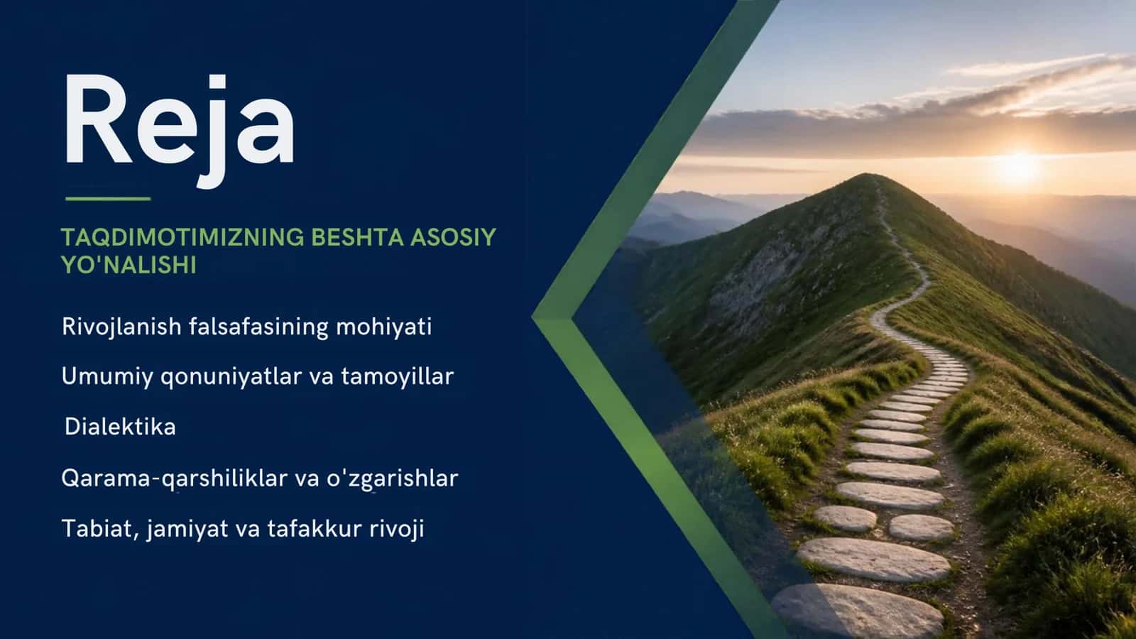 Rivojlanish falsafasi 2