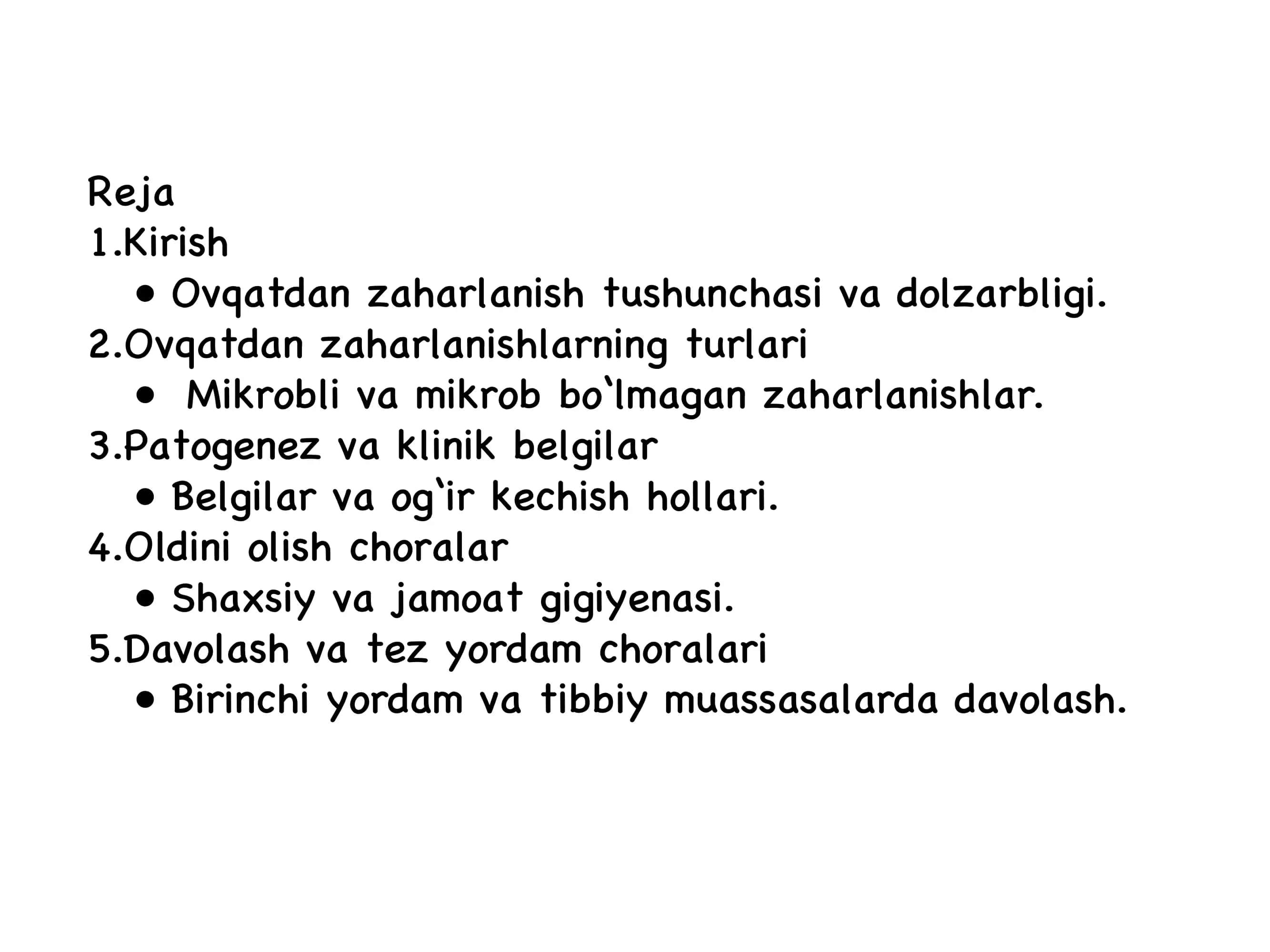 Ovqaydan zaharlanish va uning oqibatlari 2