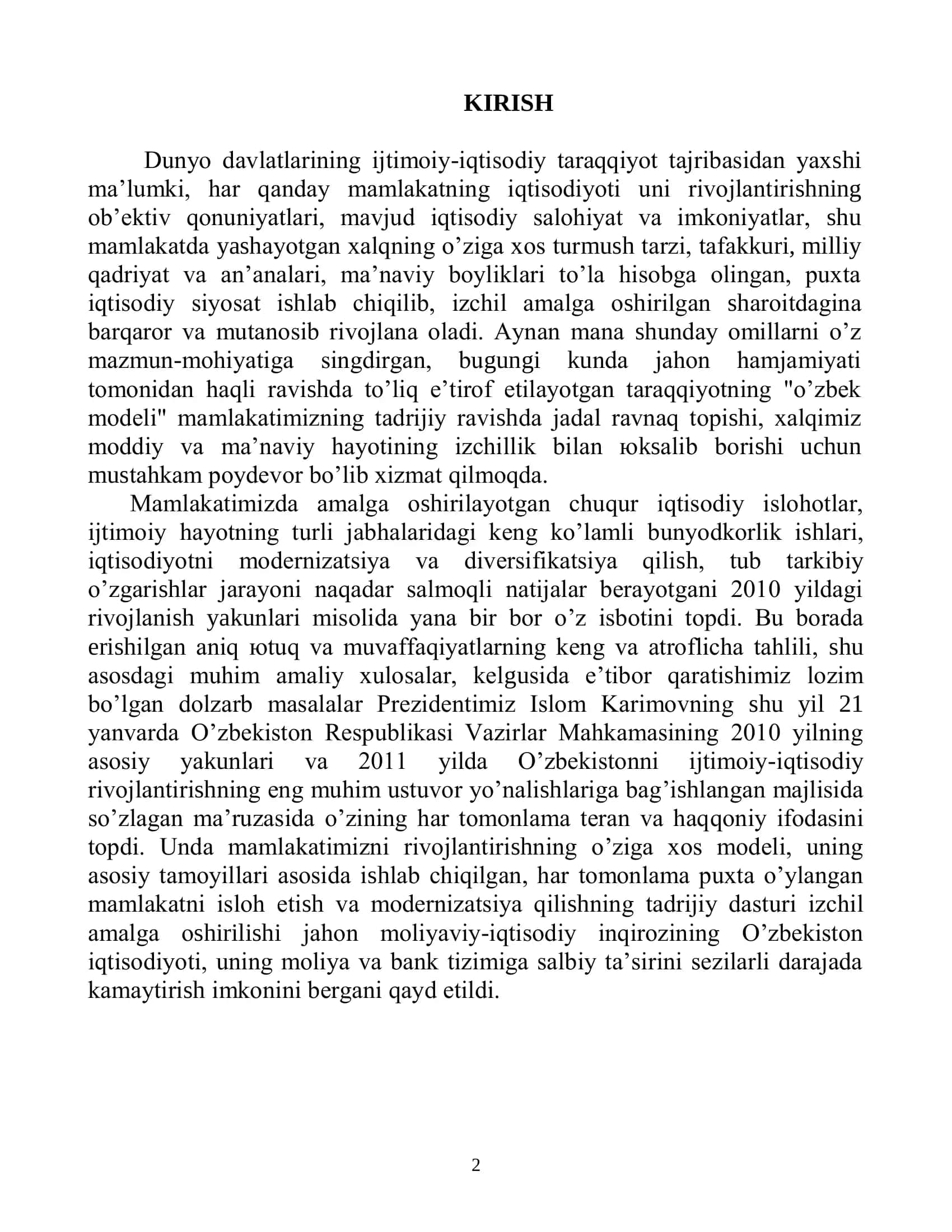 TASHQI IQTISODIY FAOLIYATDA BOJXONA HAMKORLIGI 2