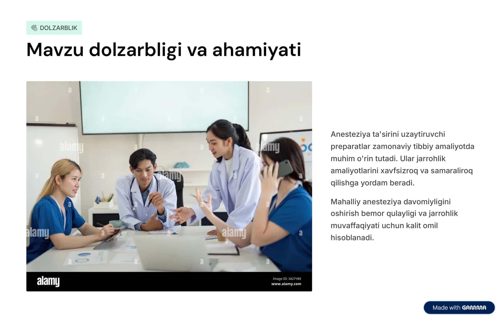 Аnestetiklаr tа’sirini uzаytirish xususiyatigа egа bo’lgаn prepаrаtlаrni qo’llаsh. 2