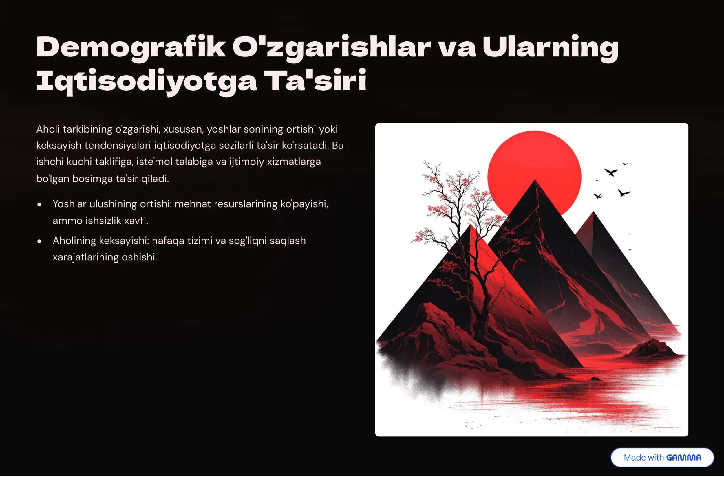Axolining oʻsishi va iqtisodiyot oʻsishi 2