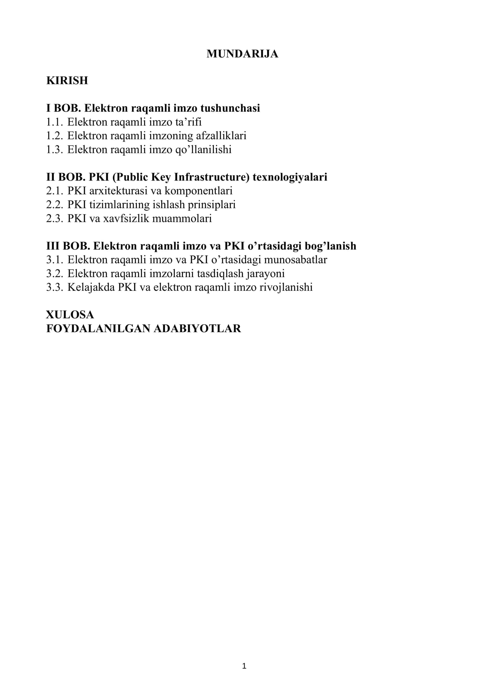 Elektron raqamli imzo va PKI texnologiyalari 2