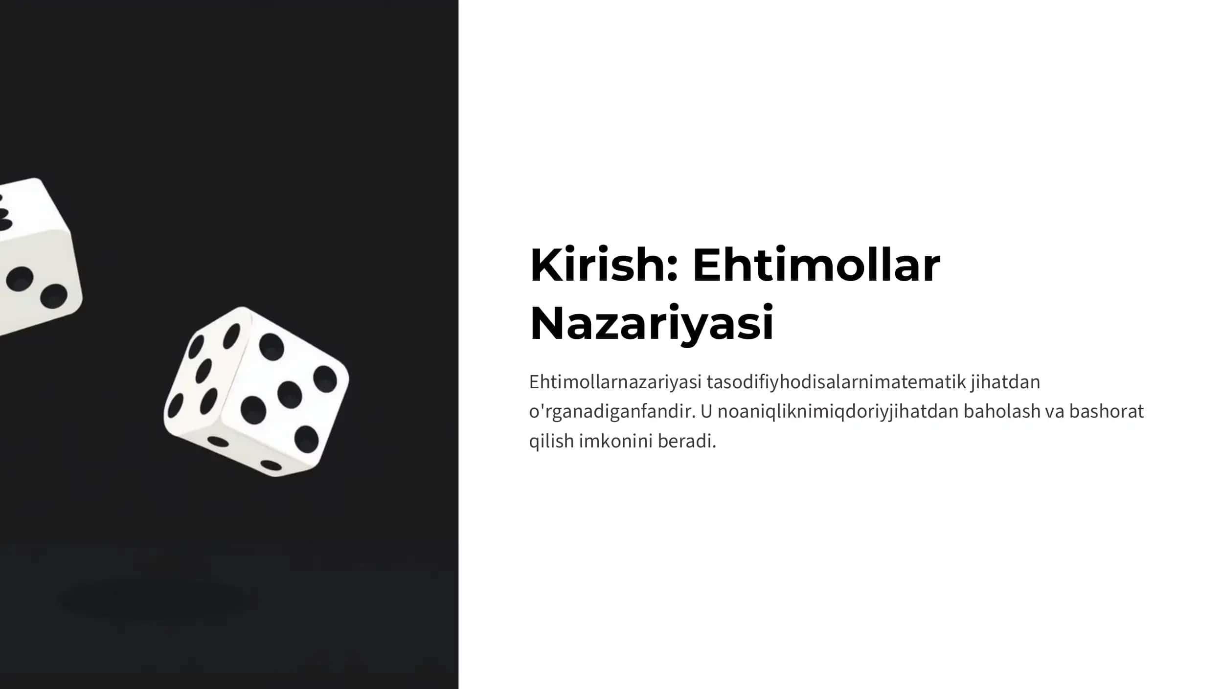 Ehtimollar nazariyasi - limit teoremasi 2