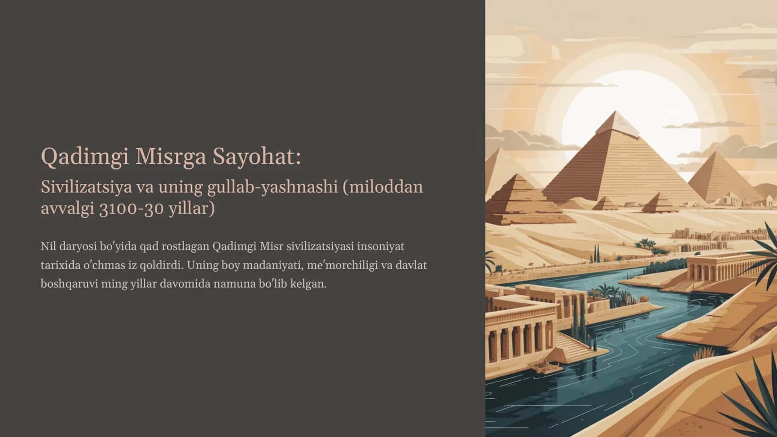 Misr va Bobil Sivilizatsiyalari: Qonunlar va Falsafa 2