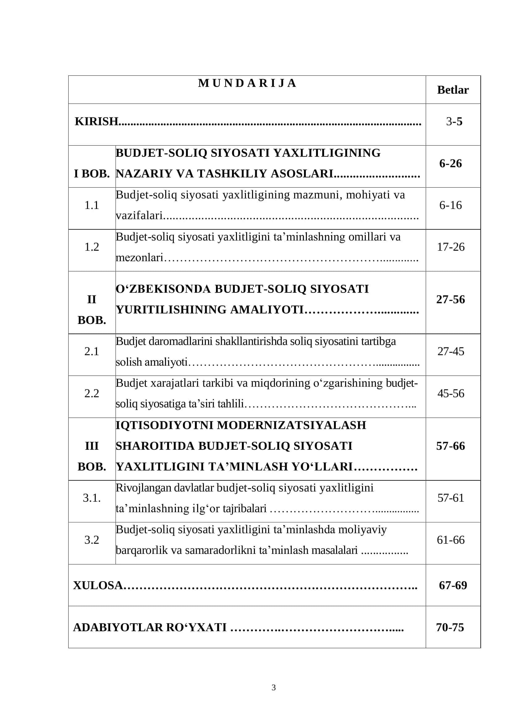 Budjet-soliq siyosati yaxlitligining mazmuni, mohiyati va vazifalari 2