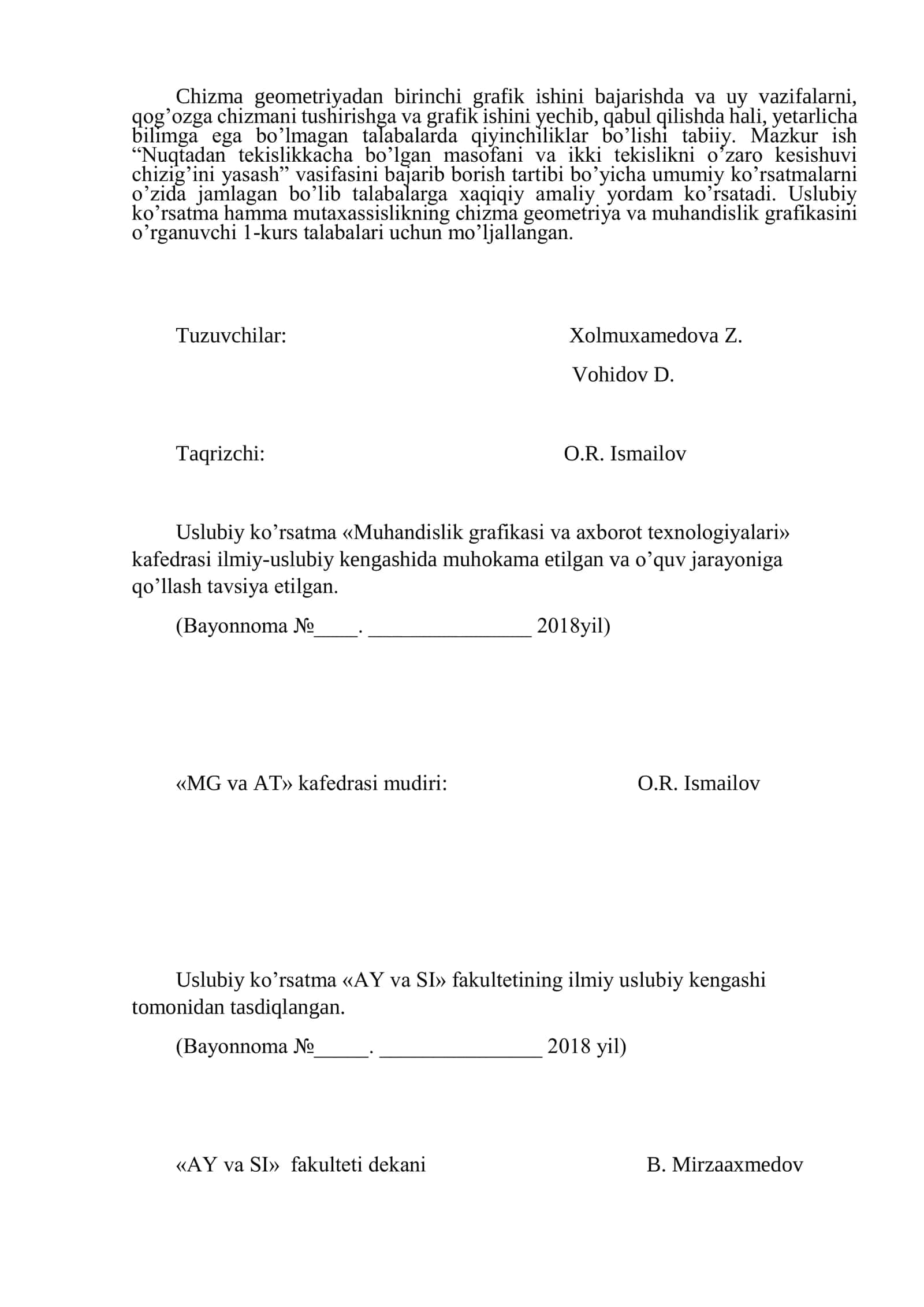 Uslubiy ko’rsatma «Muhan 2