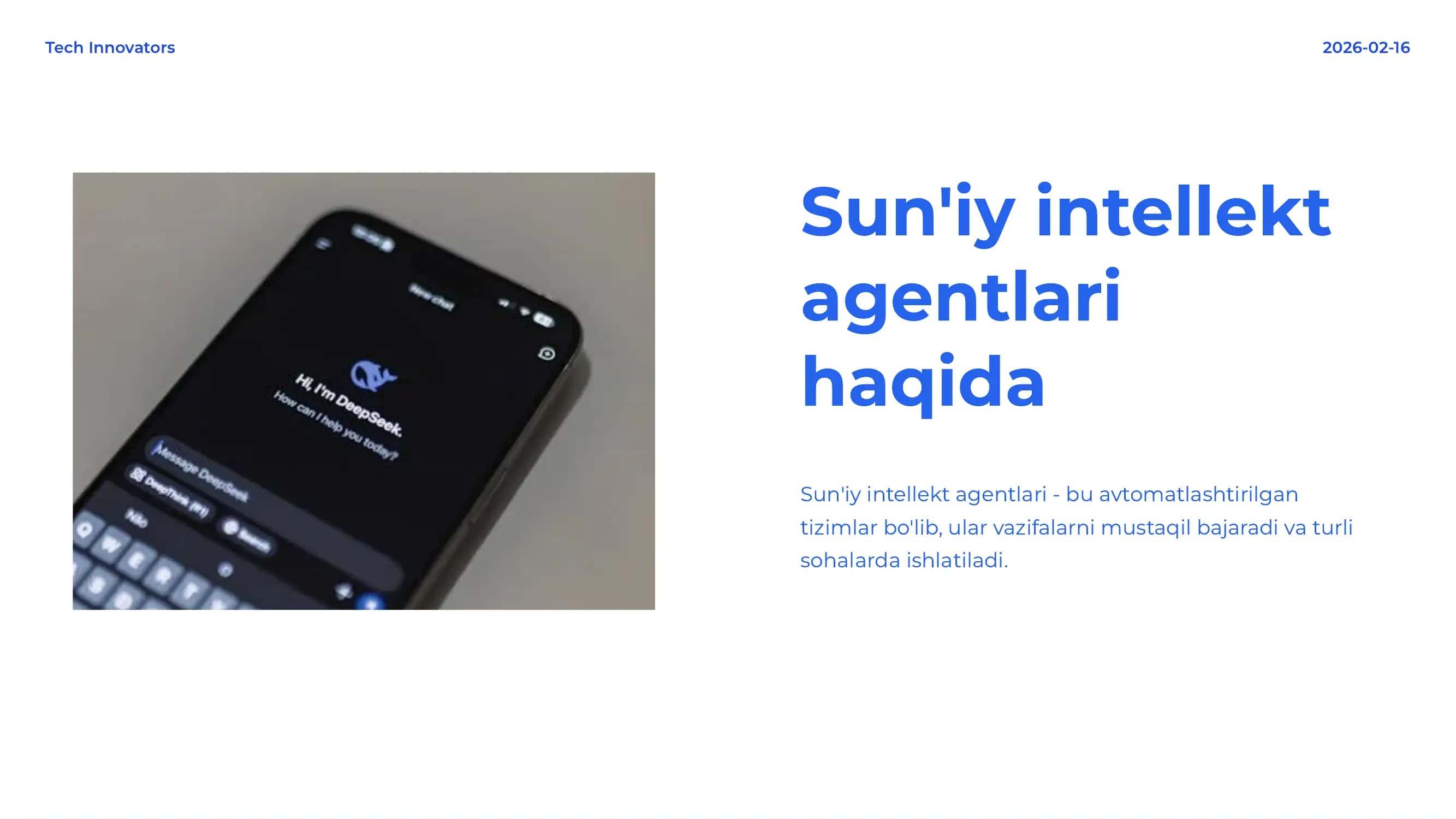 Sun'iy intellekt agentlari haqida 2