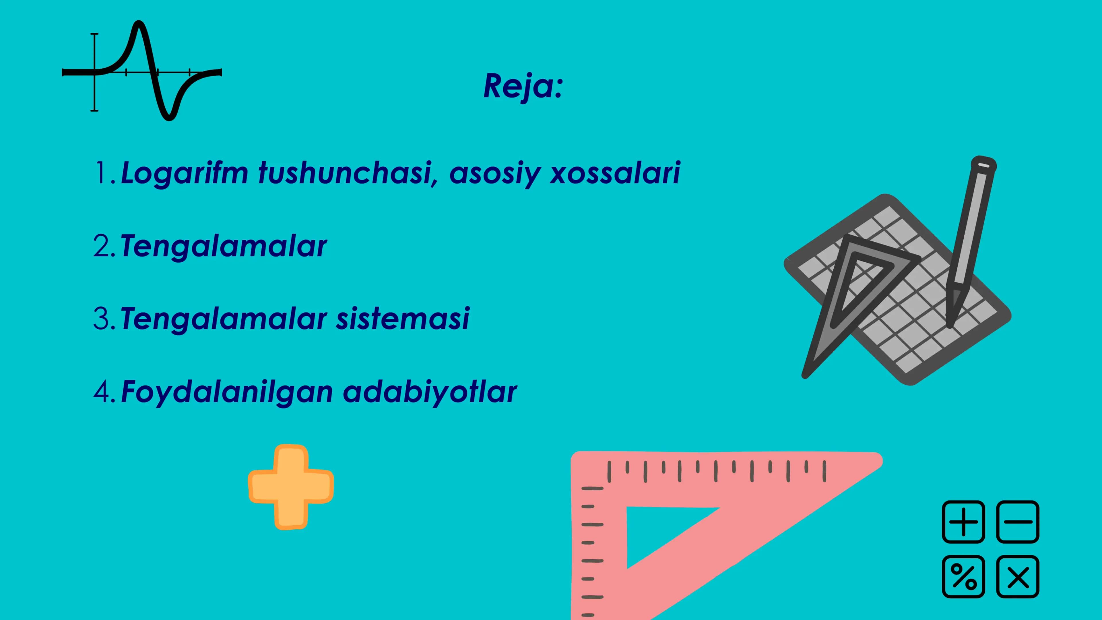 Logarifmik tenglama va tengsizliklarni o’qitish metodikasi 2