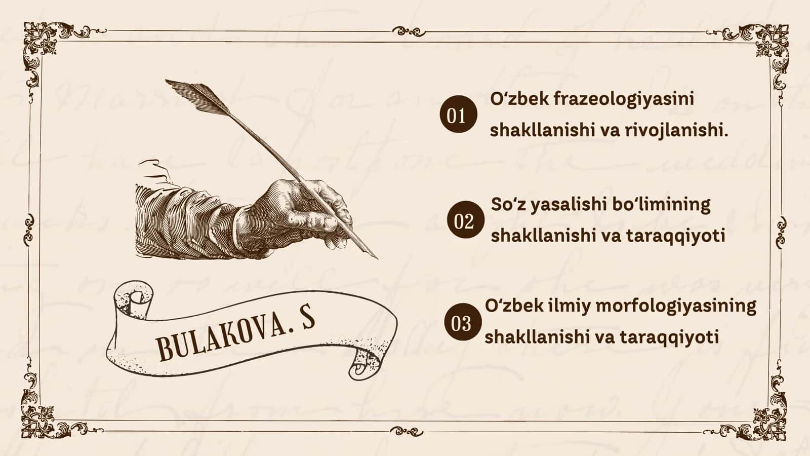 O'zbek frazeologiyasini Shakllanishi va rivojlanishi 2