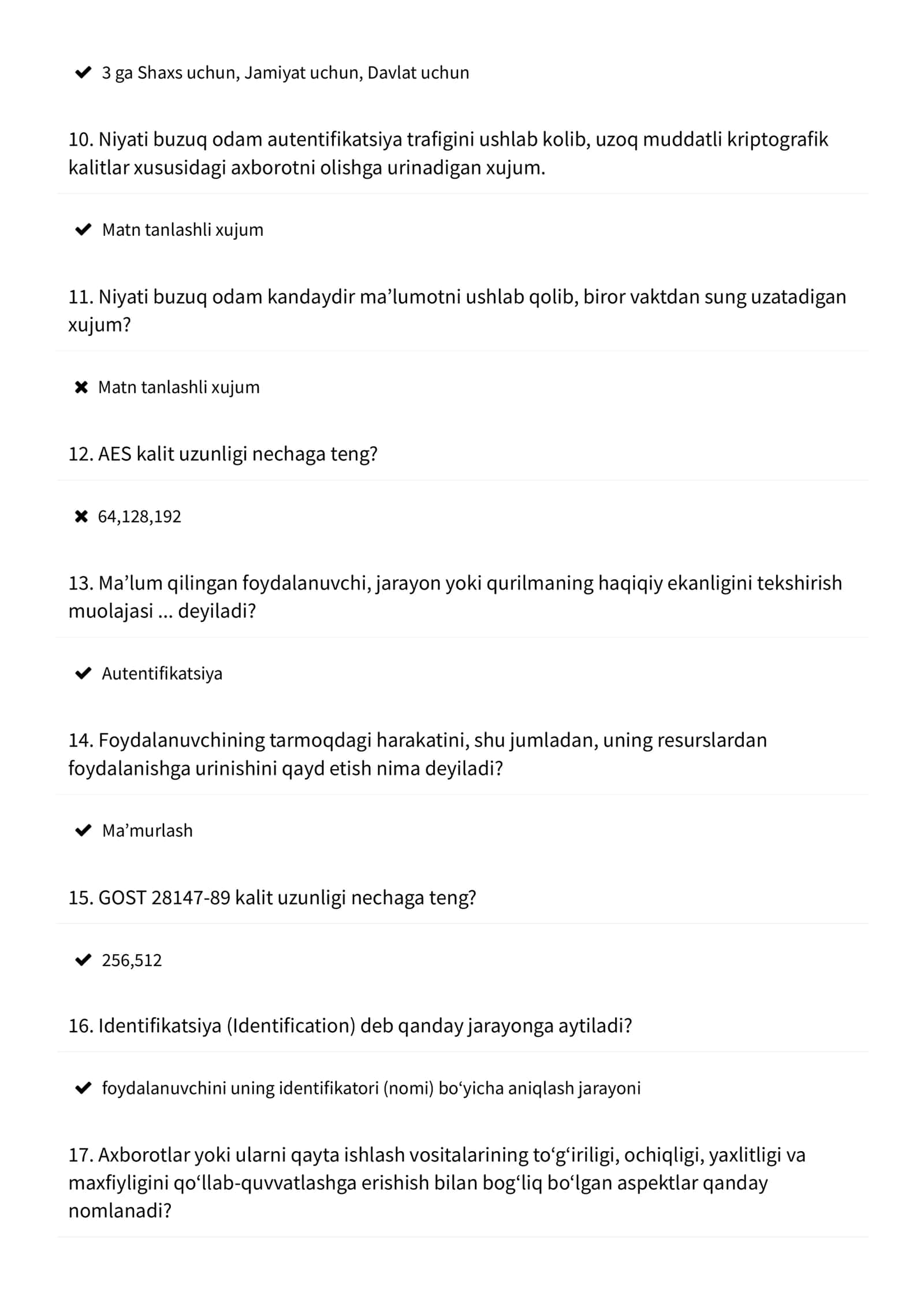 Asimmеtrik shifrlash standarti 2