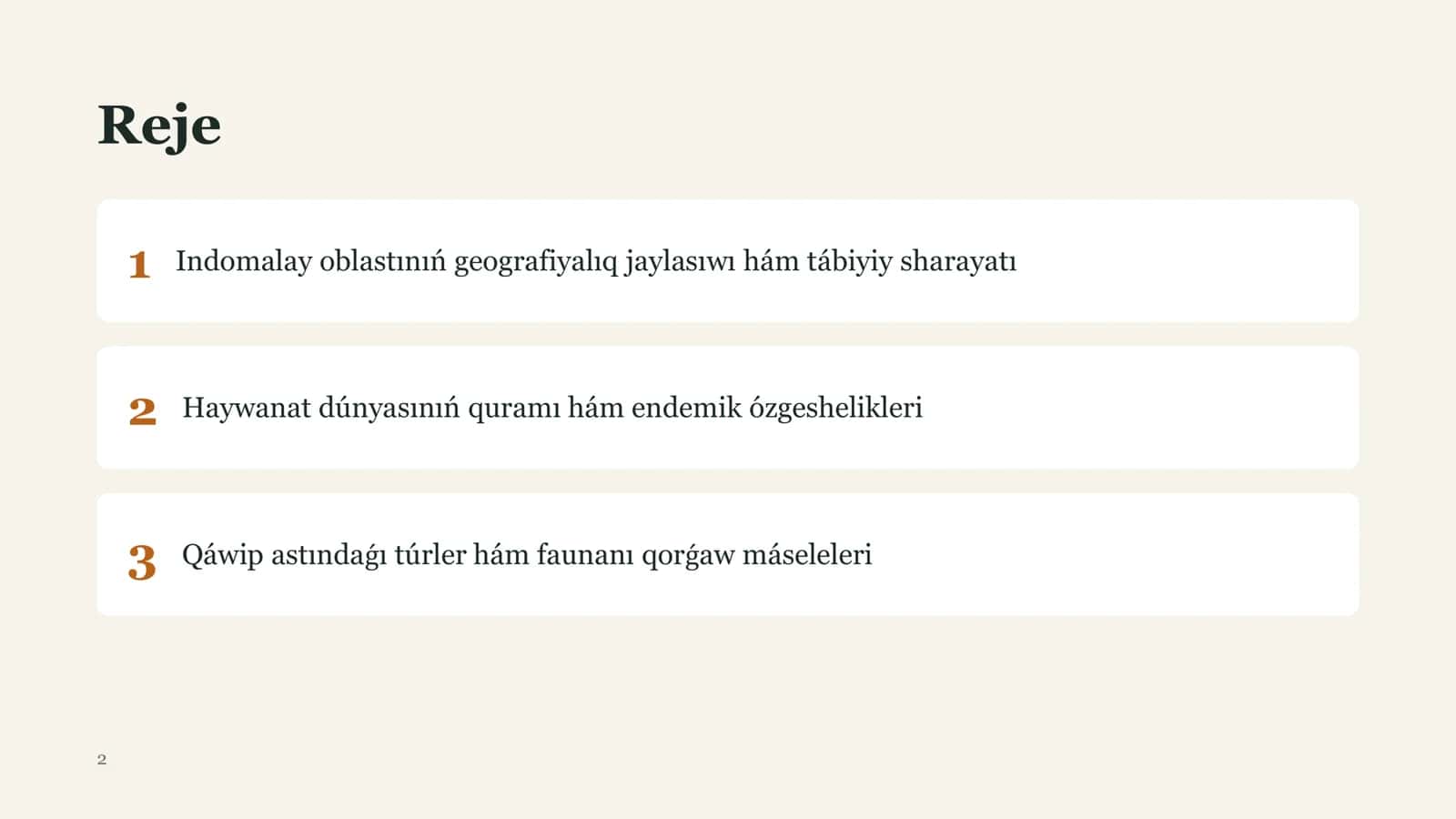 Indomalay oblastı faunası 2