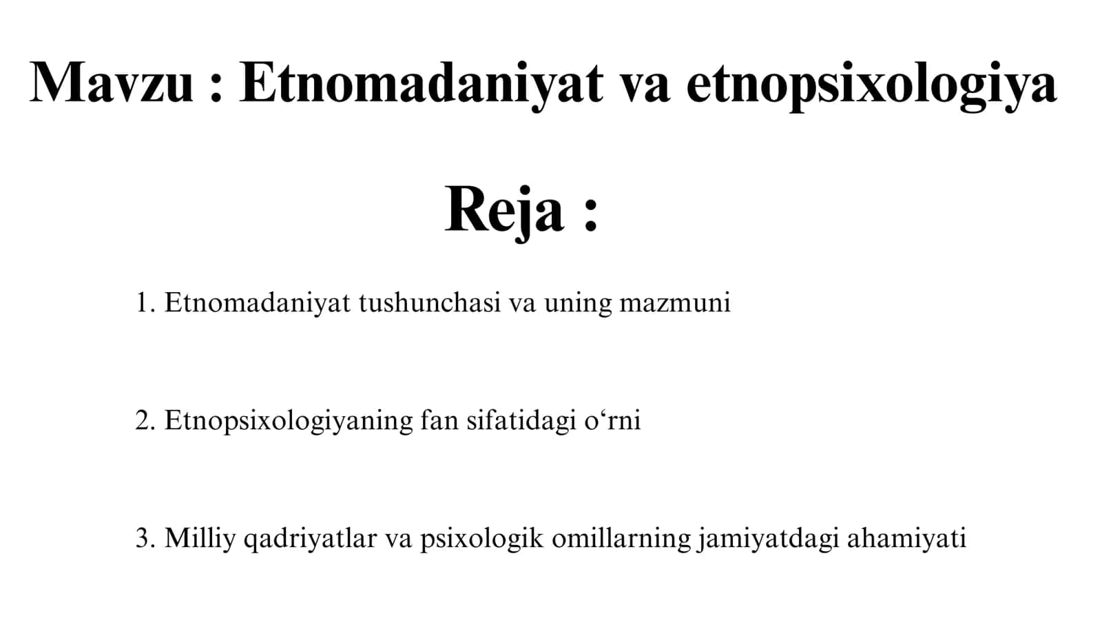 Etnomadaniyat va etnopsixologiya 2