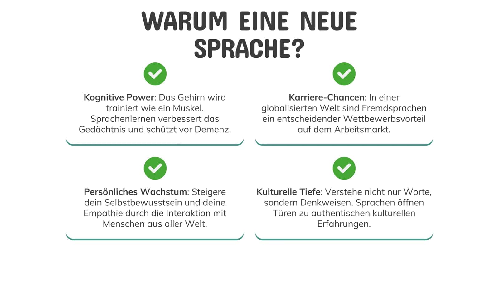 Lernen von Sprachen 2
