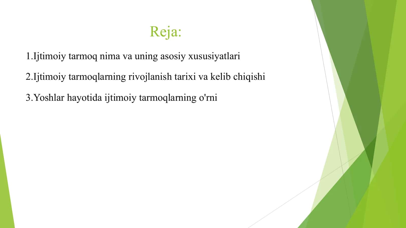 Ijtimoiy tarmoqlar 2