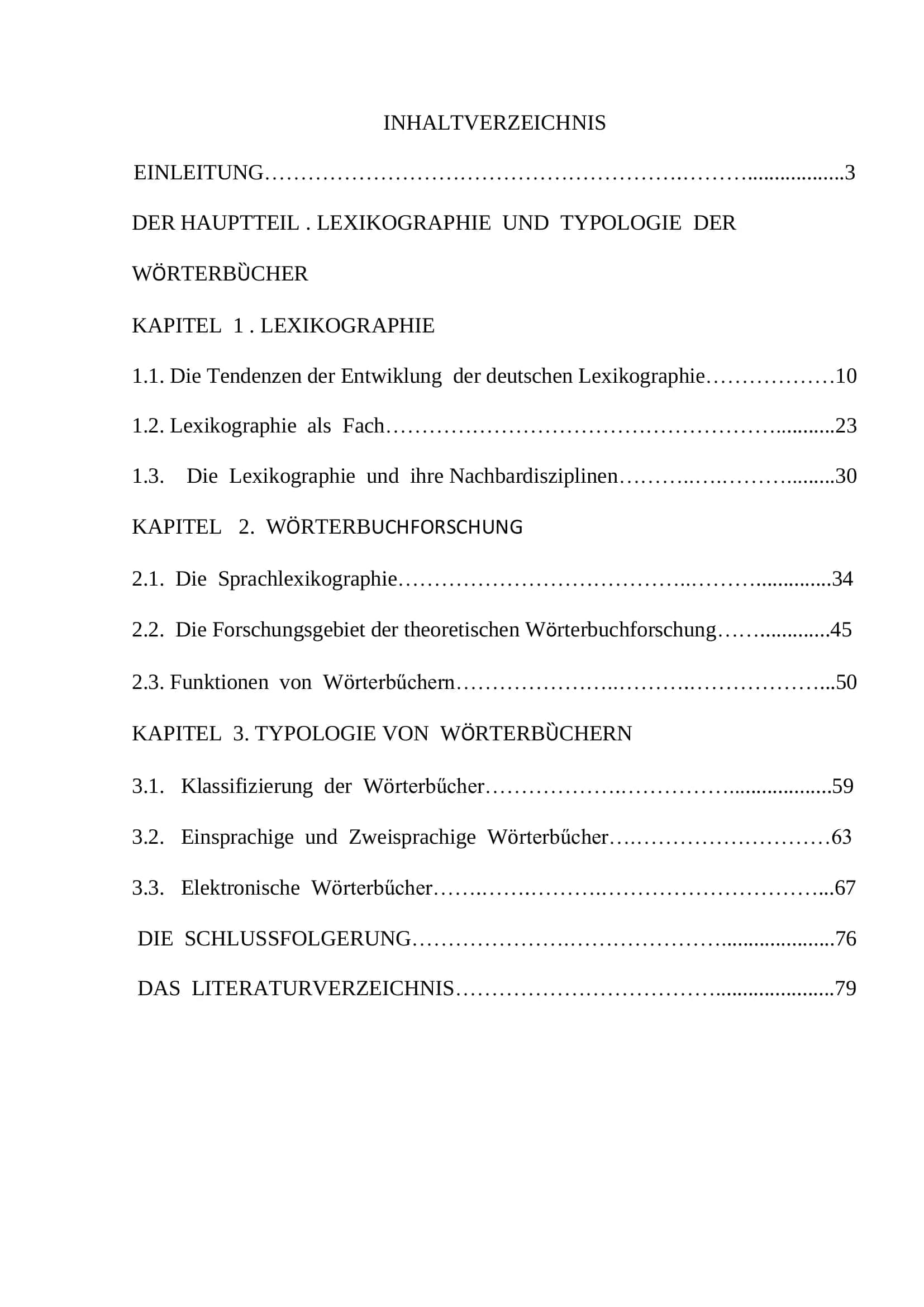 "MODERN DEUTSCHE LEXIKOGRAPHIE (TYPLOGIE DER WӦRTERBȔCHER)" 2