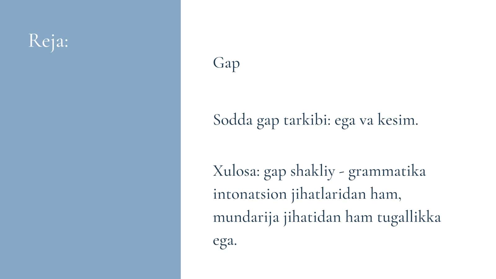 O’zbek tilshunosligida sodda gaplarning ilmiy o’rganilishi 2