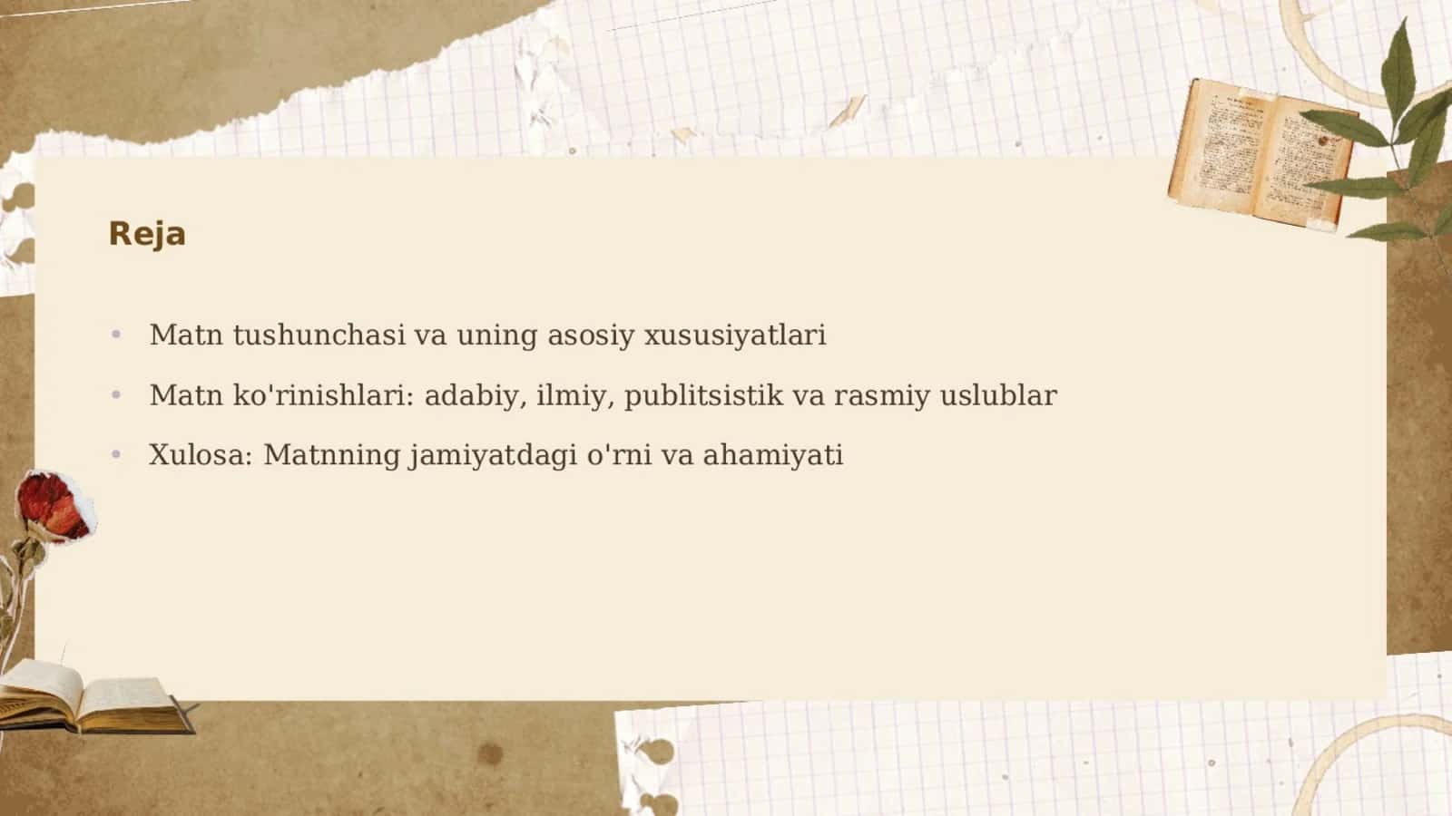 Matn va uning ko'rinishlari 2
