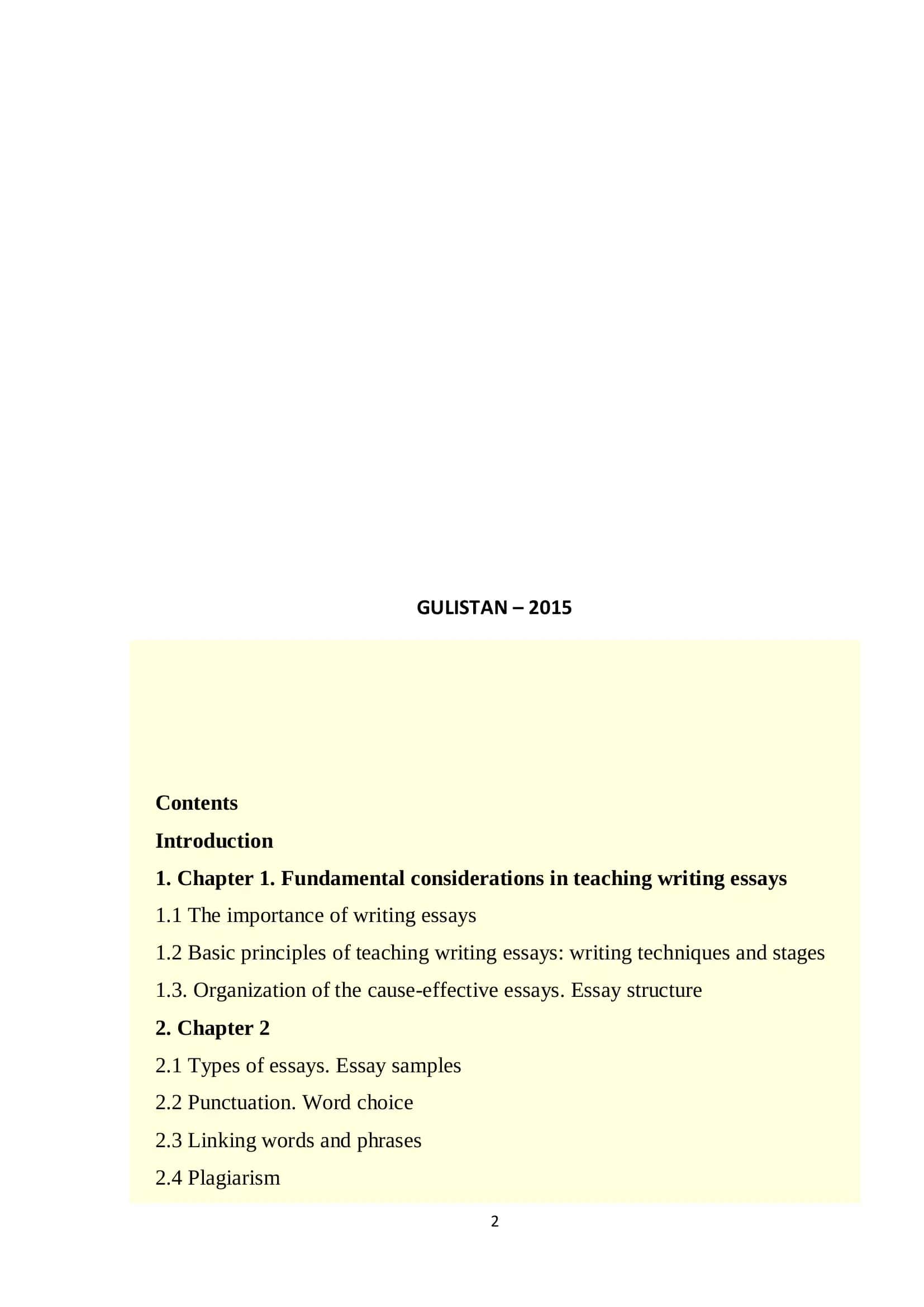 Writing cause-effect essay 2