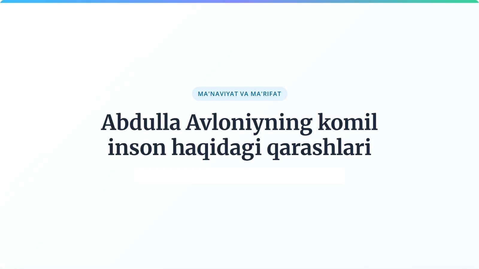 ORALIQ NAZORAT ISHI 2