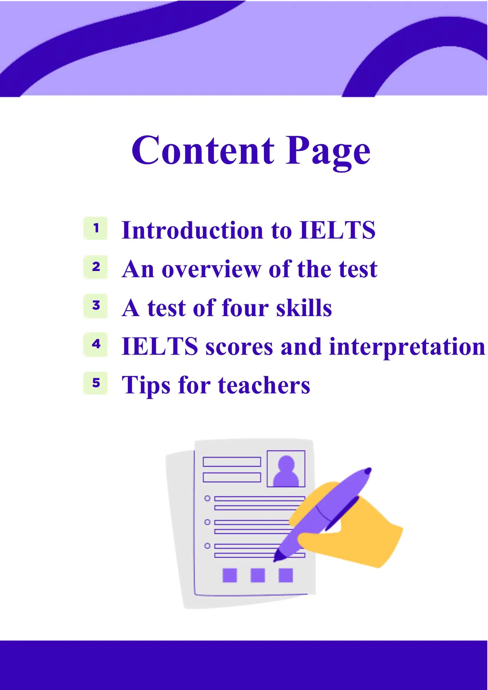 Academic Booklet: teaching IELTS 2